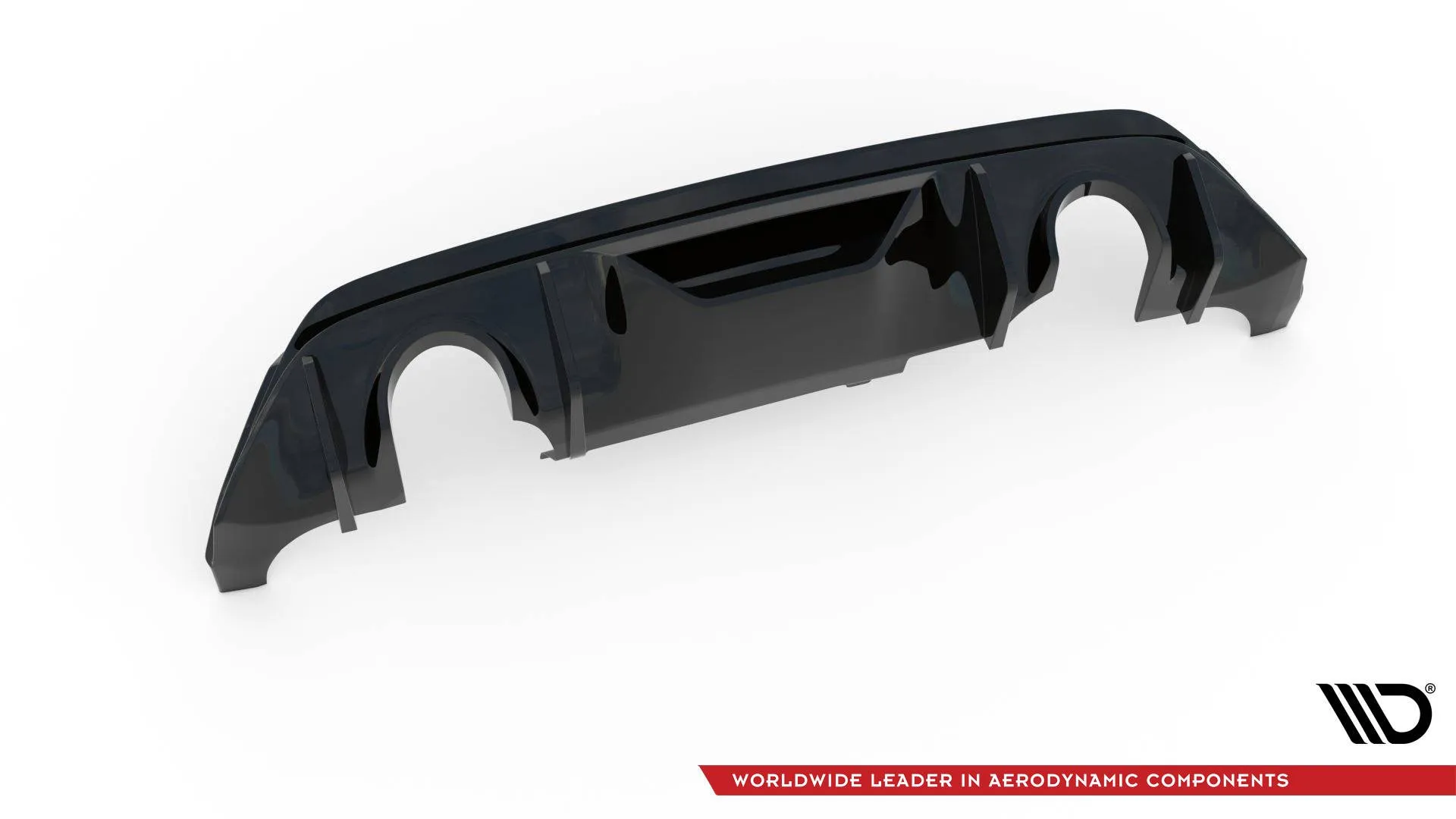 Diffuser V.3 V.2 Ford Fiesta Mk7 ST / ST-Line 2016 - 2023 | Glossy Black Edition – bilde 4
