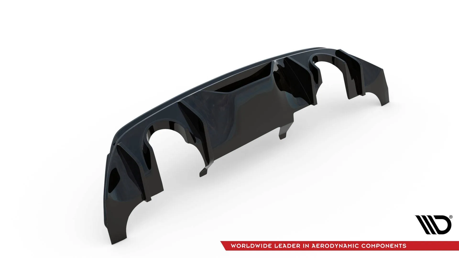 Diffuser V.3 V.2 Ford Fiesta Mk7 ST / ST-Line 2016 - 2023 | Glossy Black Edition – bilde 5