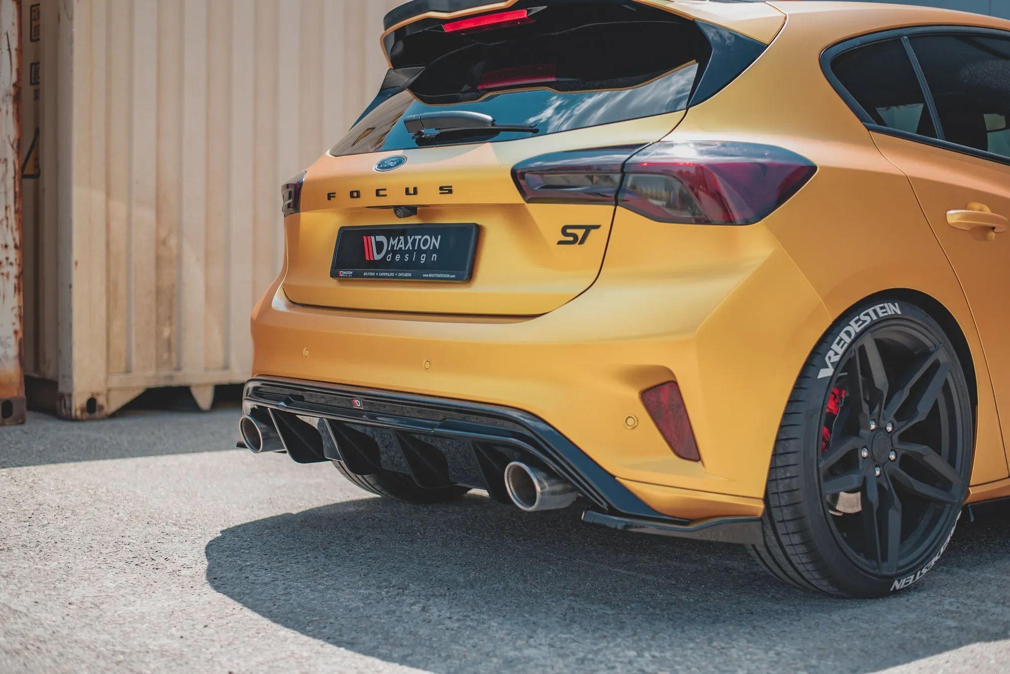 Diffuser V.3 V.2 Ford Focus ST mk4 2019-> | Glossy Black Edition – bilde 10