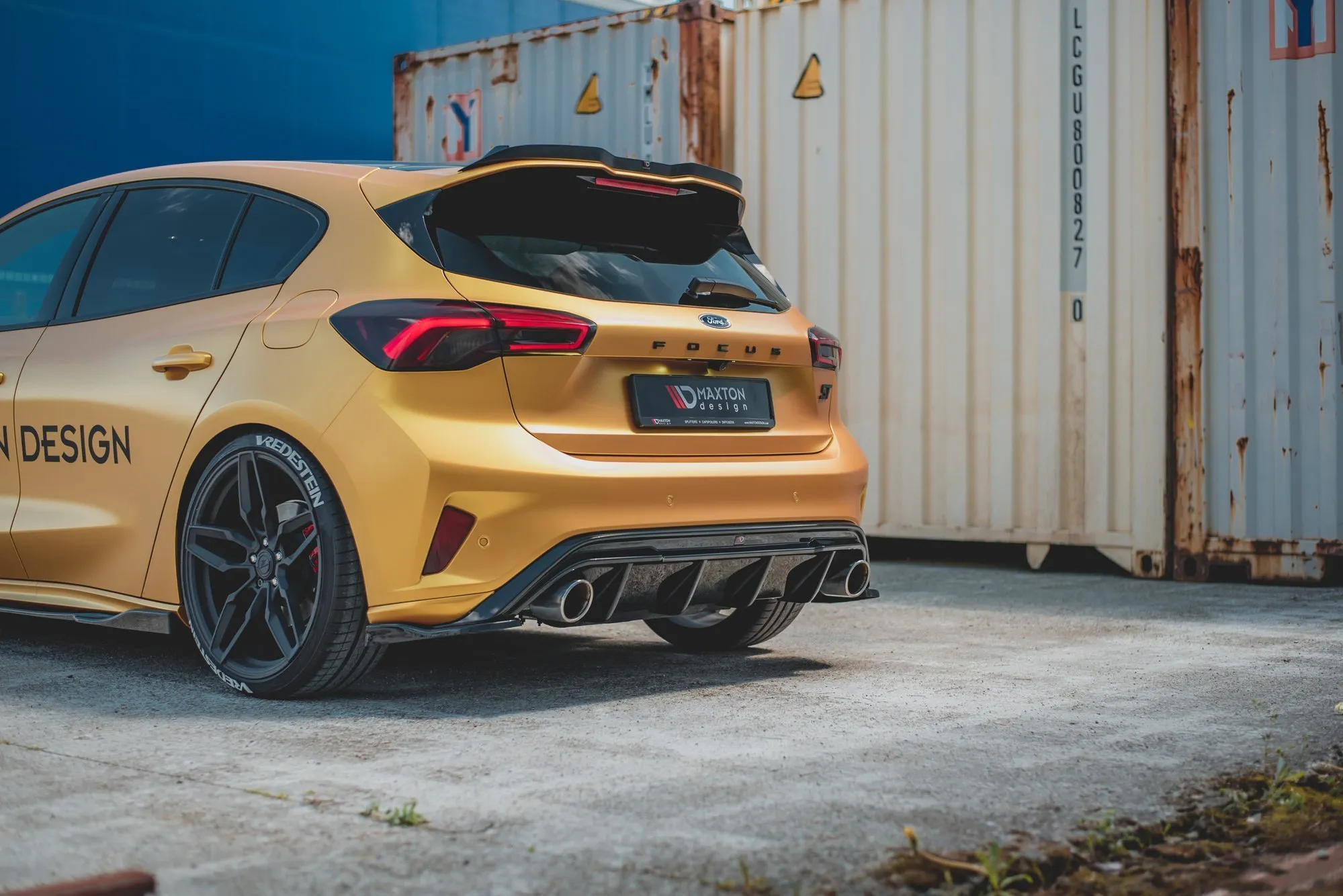 Diffuser V.3 V.2 Ford Focus ST mk4 2019-> | Glossy Black Edition – bilde 6
