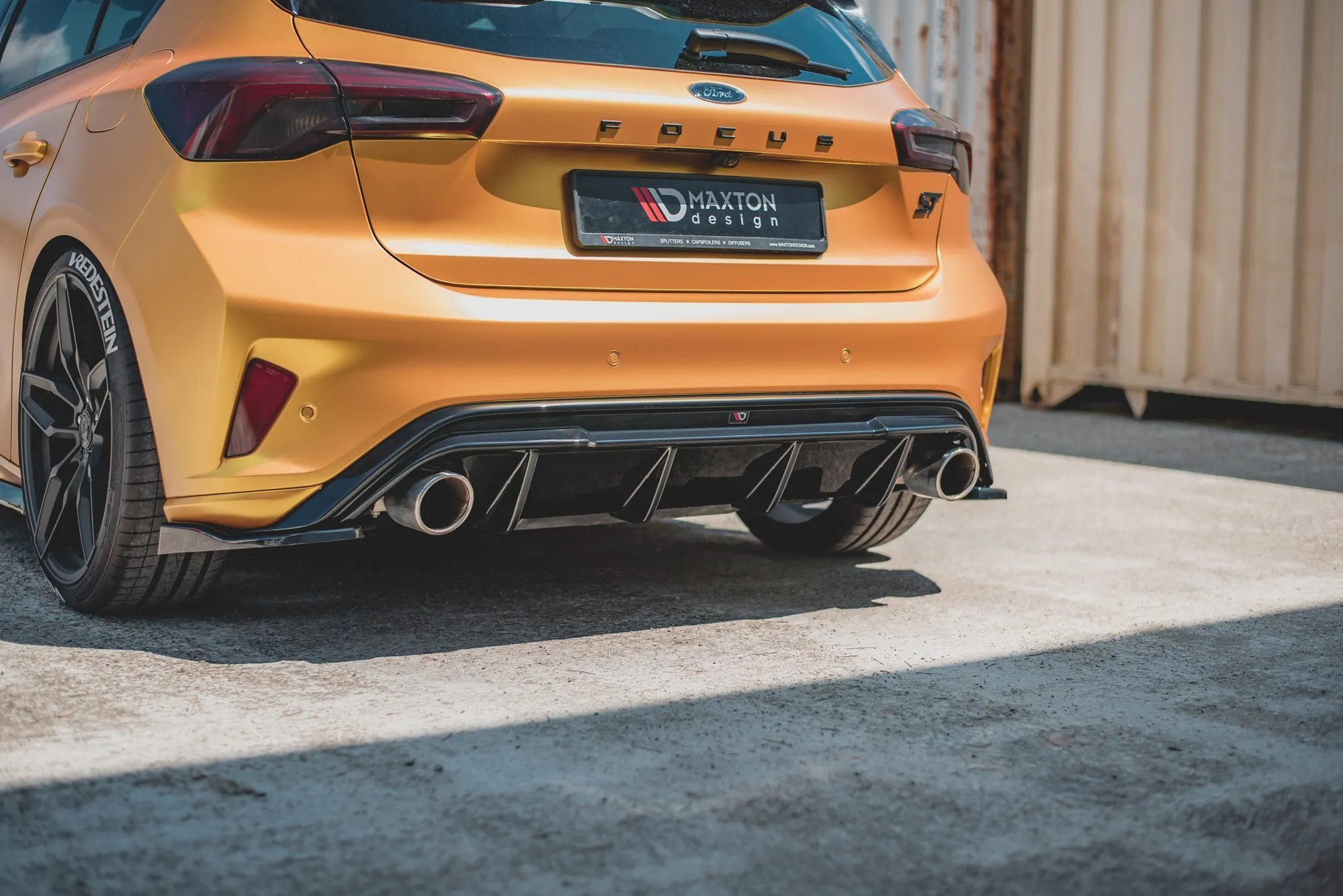 Diffuser V.3 V.2 Ford Focus ST mk4 2019-> | Glossy Black Edition – bilde 8