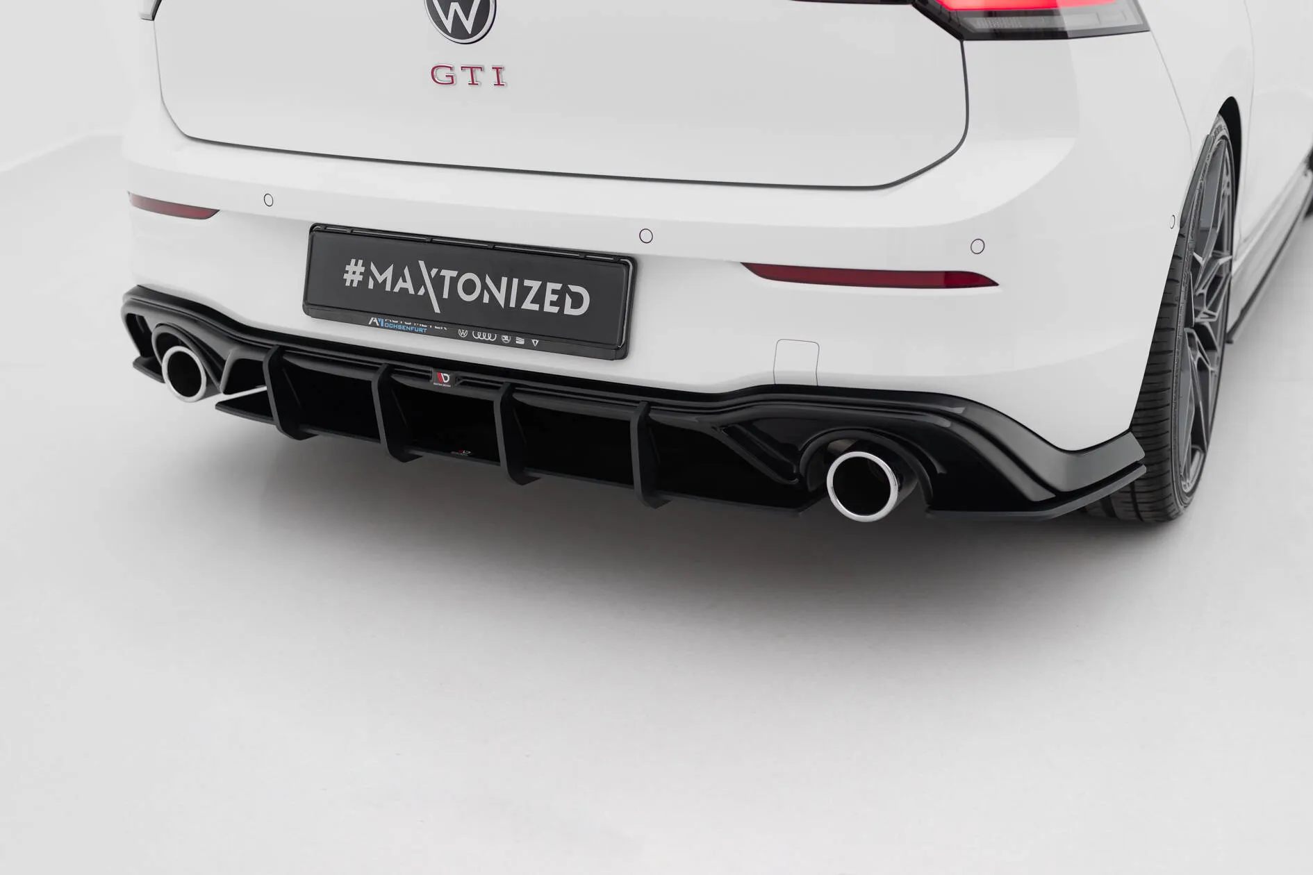 Diffuser V.3 VW Golf 8 GTI / GTI Clubsport / R-line 2020-> | Street Pro Black Edition