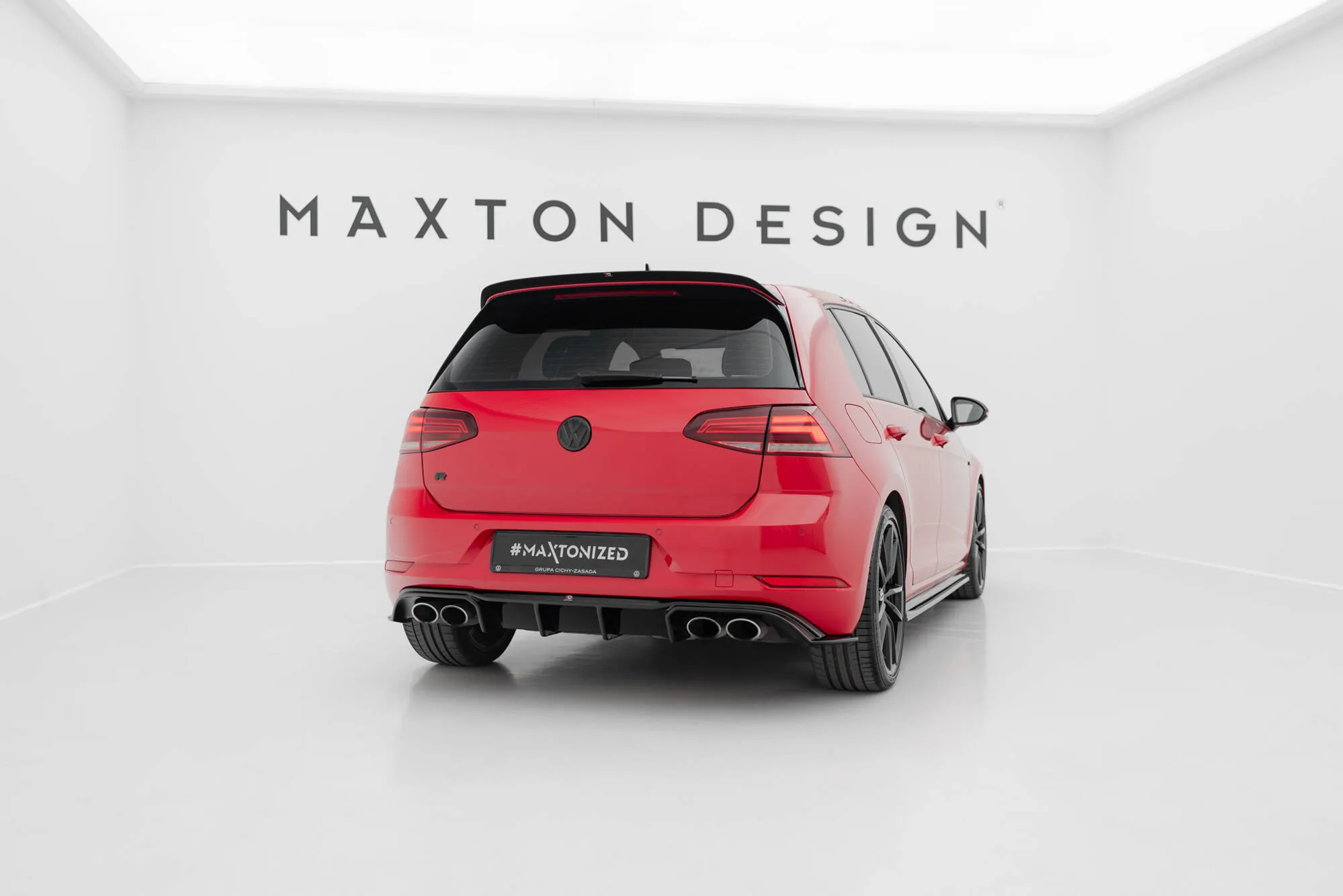 Diffuser V.3 VW Golf VII R / R-Line Facelift 2017-2020 | Glossy Black Edition – bilde 3