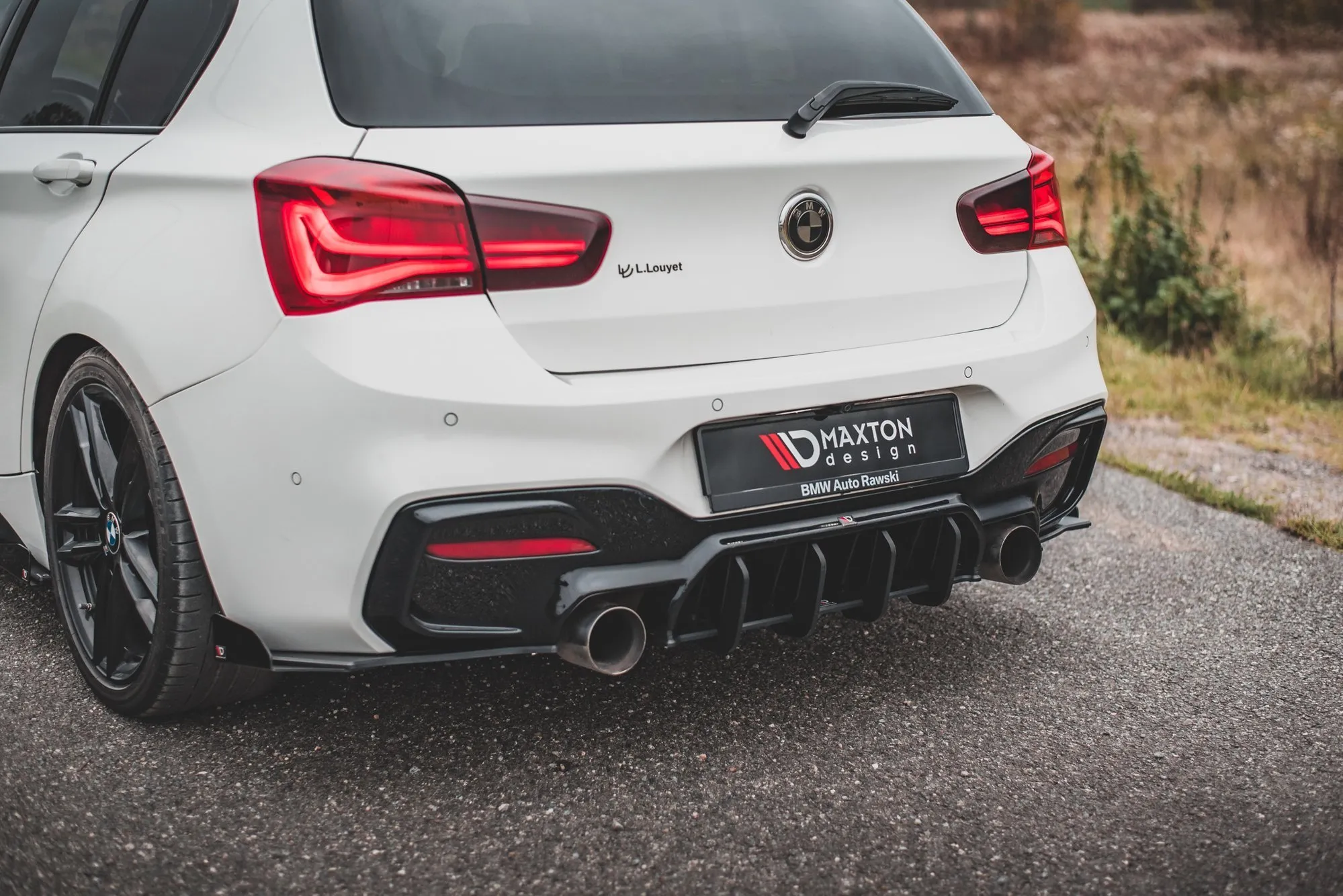 Diffuser V.4 BMW 1 (F20) M Pack LCI 2015 - 2019 | Street Pro Black Edition