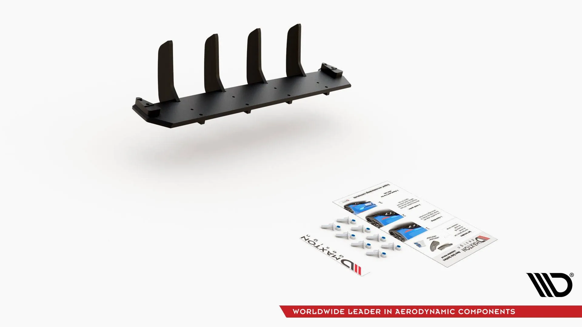 Diffuser V.4 BMW 1 (F20) M Pack LCI 2015 - 2019 | Street Pro Black Edition – bilde 6