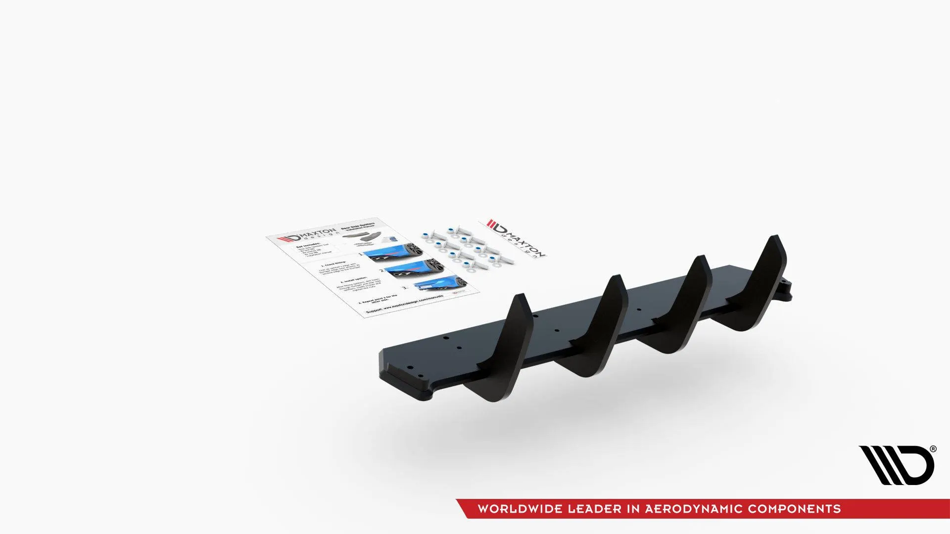 Diffuser V.4 BMW 1 (F20) M Pack LCI 2015 - 2019 | Street Pro Black Edition – bilde 7