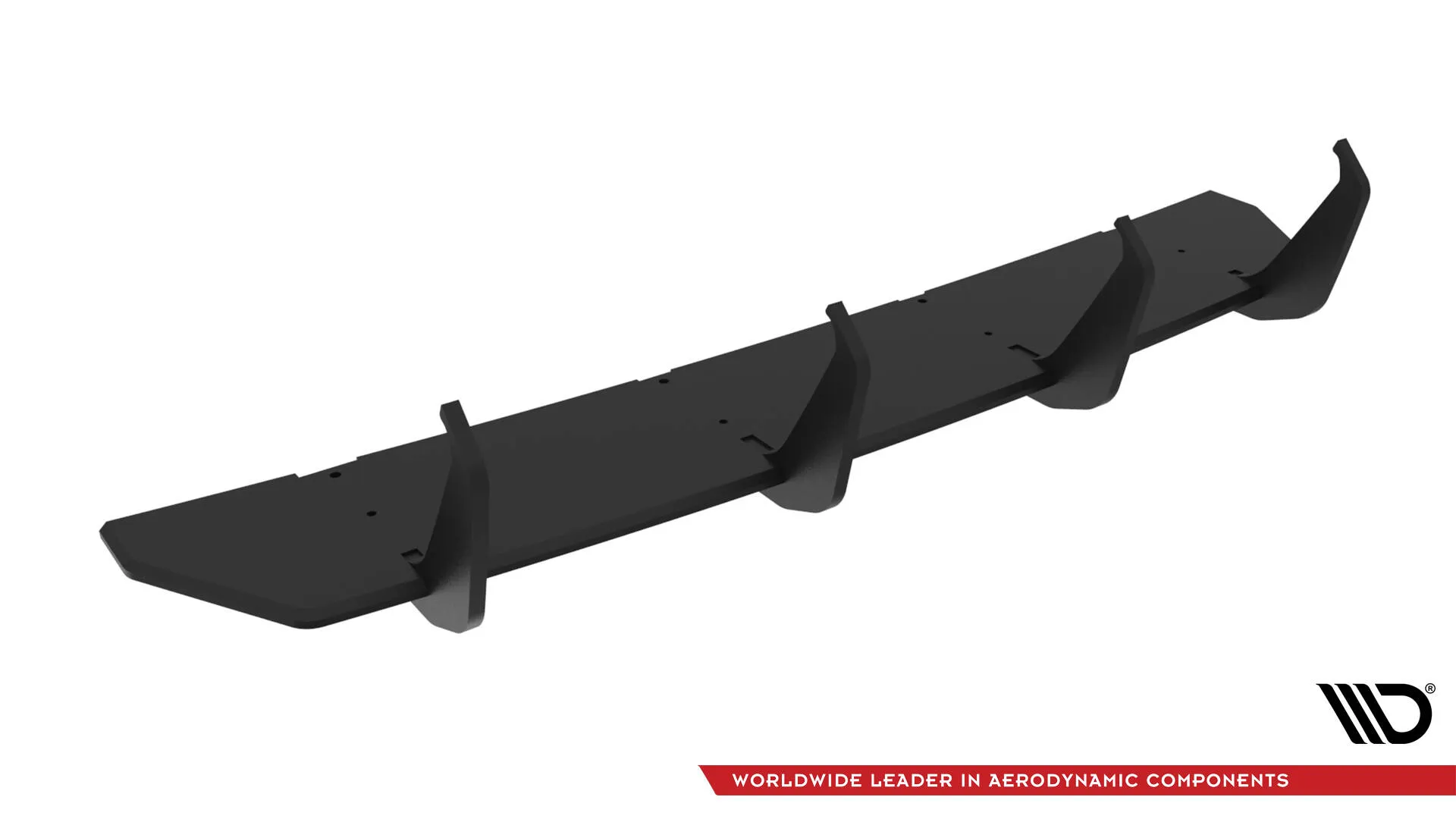 Diffuser V.4 VW Golf 8 GTI / GTI Clubsport / R-line 2020-> | Street Pro Black Edition – bilde 5