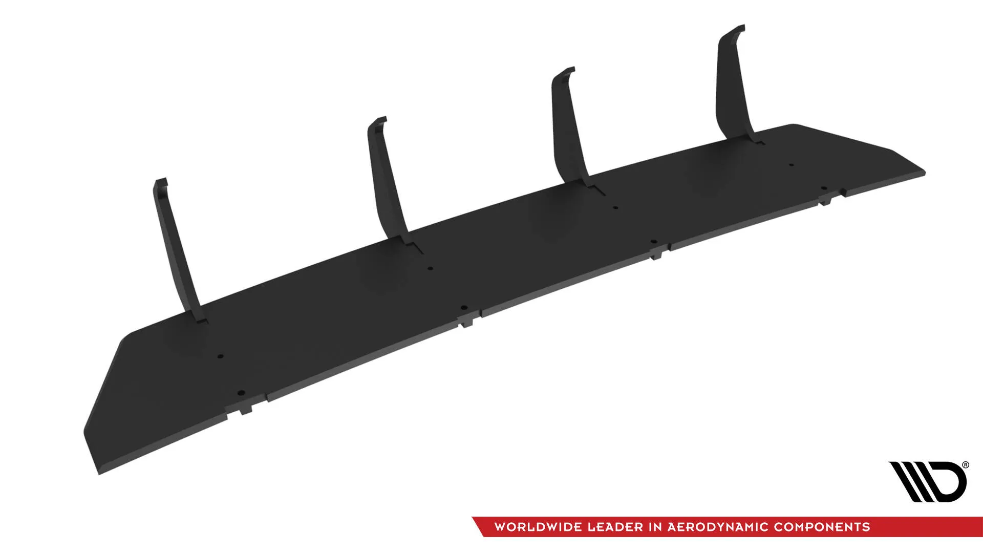 Diffuser V.4 VW Golf 8 GTI / GTI Clubsport / R-line 2020-> | Street Pro Black Edition – bilde 6