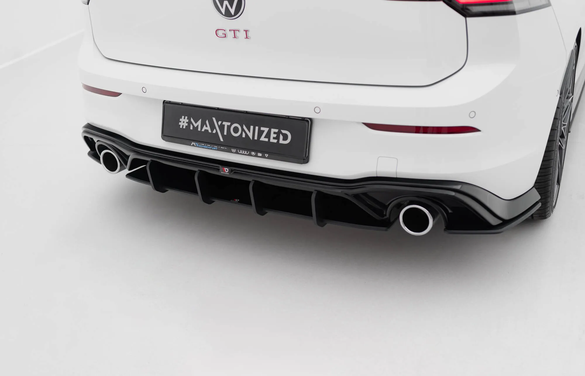 Diffuser V.5 VW Golf 8 GTI / GTI Clubsport / R-line 2020-> | Street Pro Black Edition
