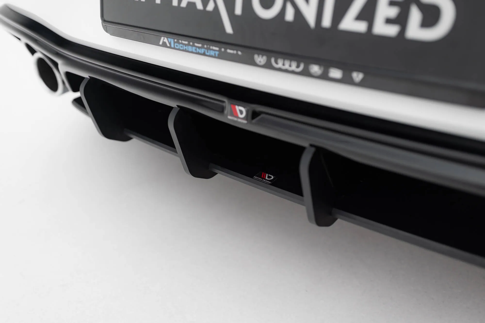 Diffuser V.5 VW Golf 8 GTI / GTI Clubsport / R-line 2020-> | Street Pro Black Edition – bilde 3
