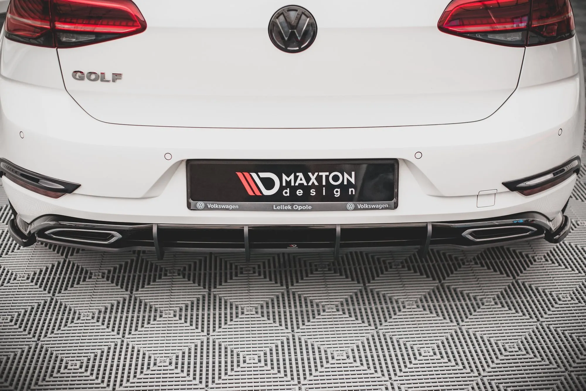 Diffuser Volkswagen Golf (Mk7 Facelift) 2017-2020 | Street Pro Black Edition – bilde 2