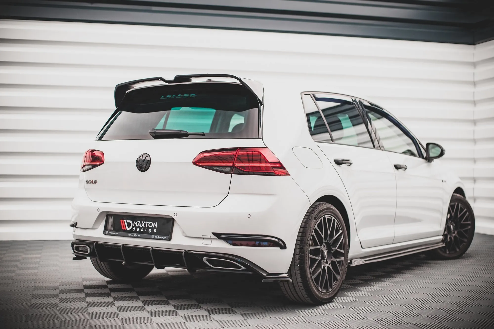 Diffuser Volkswagen Golf (Mk7 Facelift) 2017-2020 | Street Pro Black Edition – bilde 3