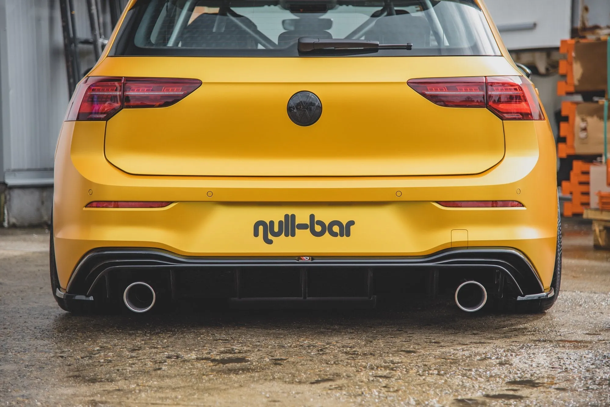 Diffuser Volkswagen Golf VIII Hatchback 2019 -> (GTI-look) | Glossy Black Edition – bilde 5