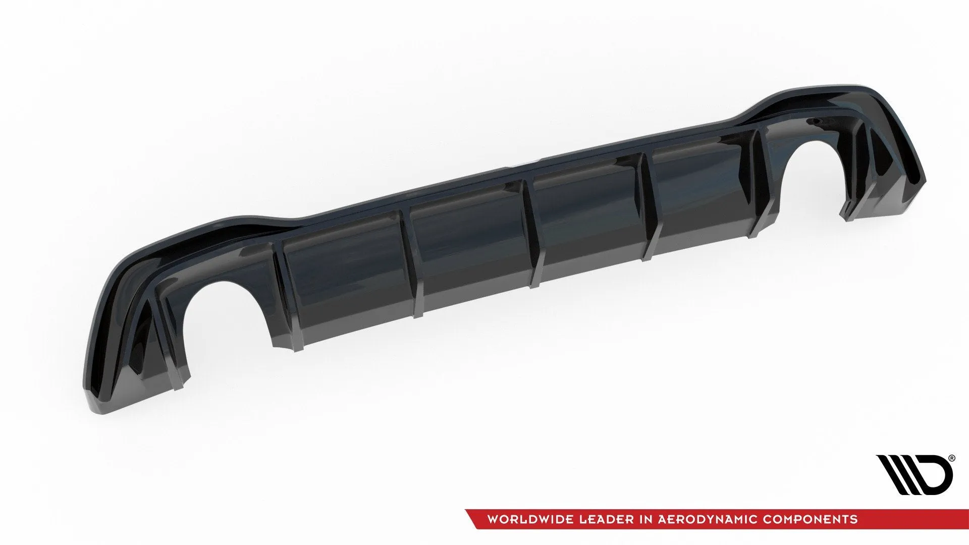 Diffuser Volkswagen Golf VIII Hatchback 2019 -> (GTI-look) | Glossy Black Edition – bilde 6