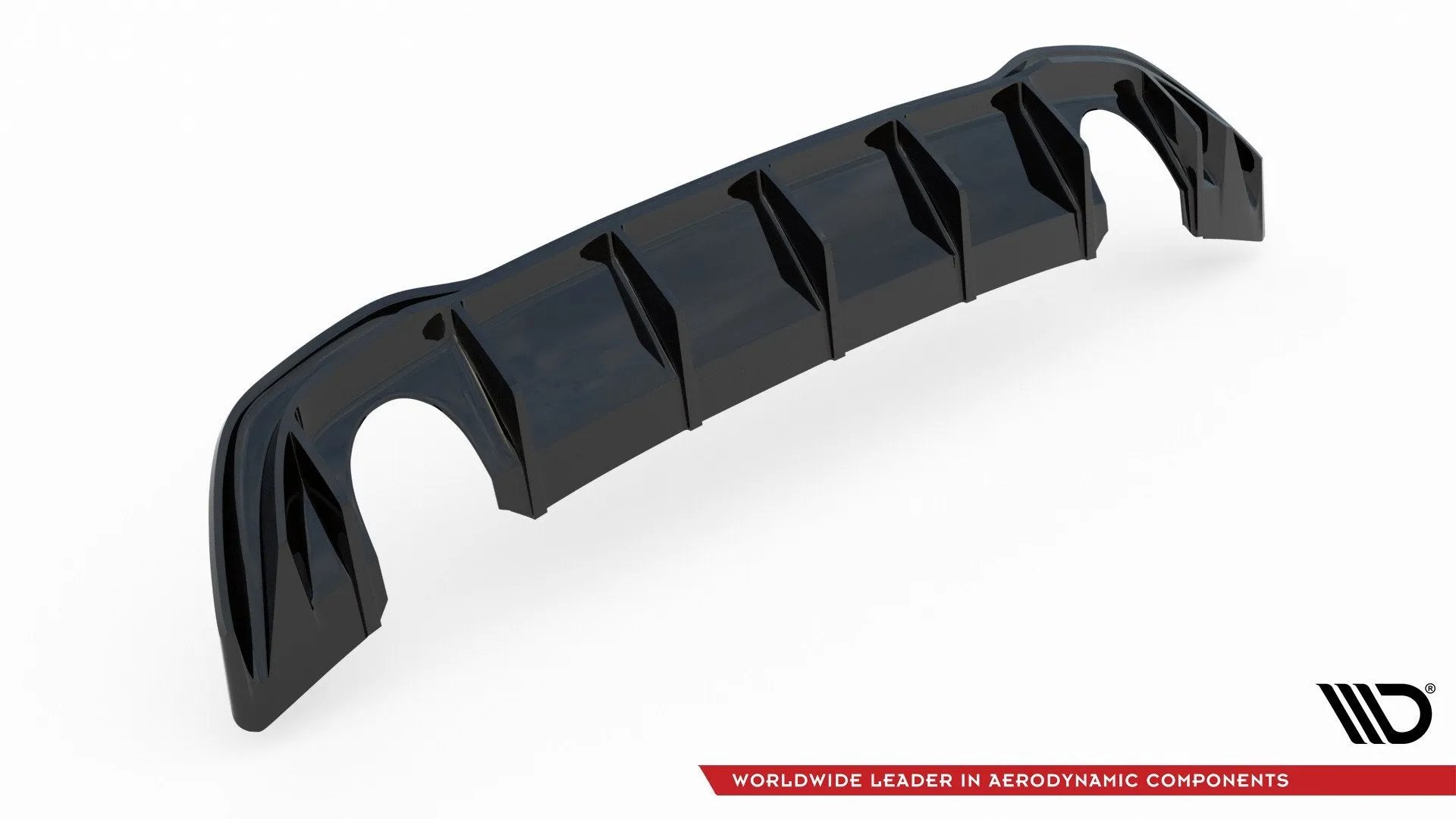 Diffuser Volkswagen Golf VIII Hatchback 2019 -> (GTI-look) | Glossy Black Edition – bilde 7