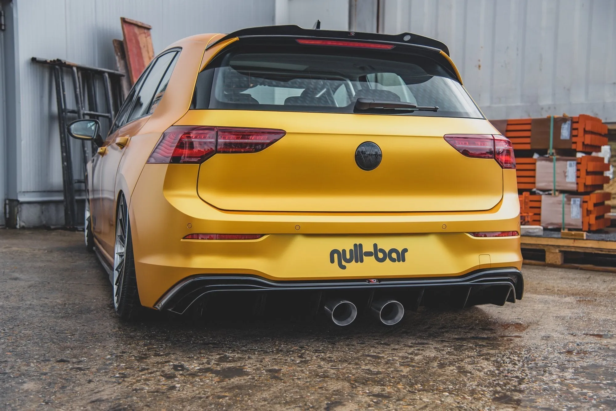 Diffuser Volkswagen Golf VIII Hatchback 2019 -> (R32-look) | Glossy Black Edition – bilde 5