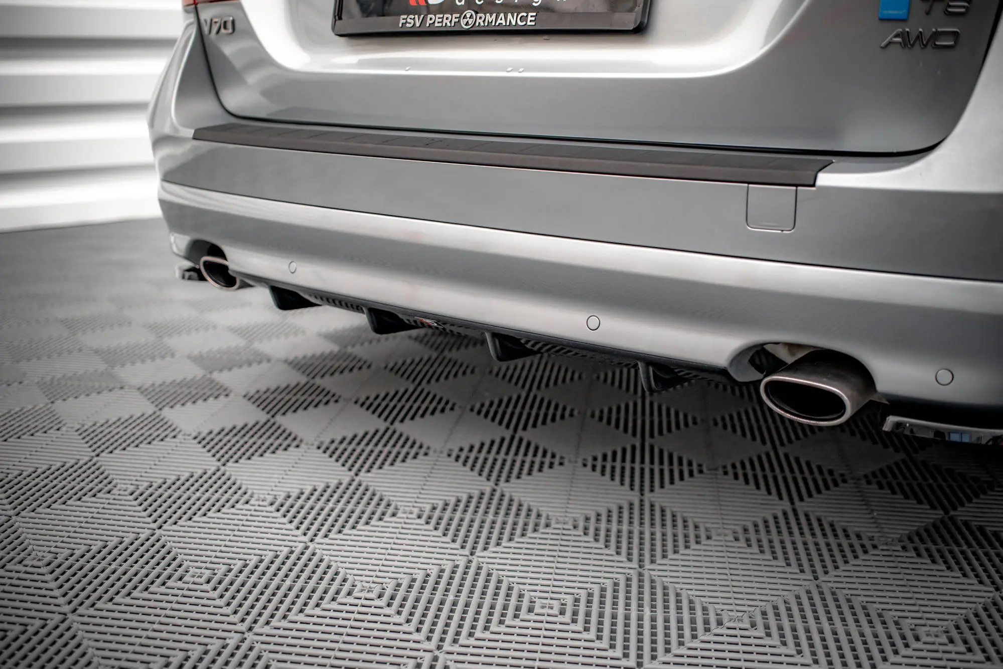 Diffuser Volvo V70 III 2007 - 2013 | Glossy Black Edition – bilde 2
