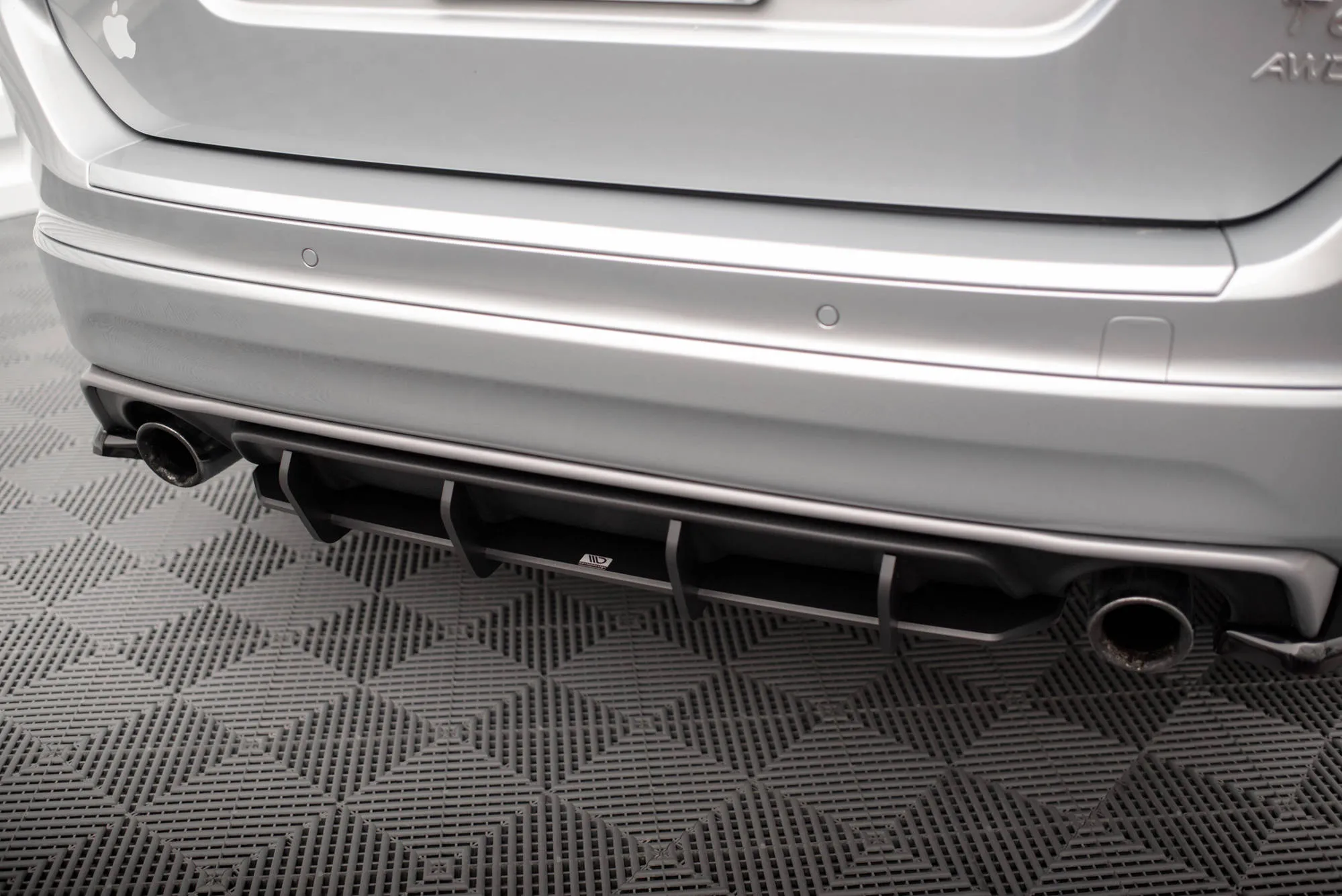 Diffuser Volvo XC60 (Mk1 Facelift) 2013-2017 | Street Pro Black Edition – bilde 3