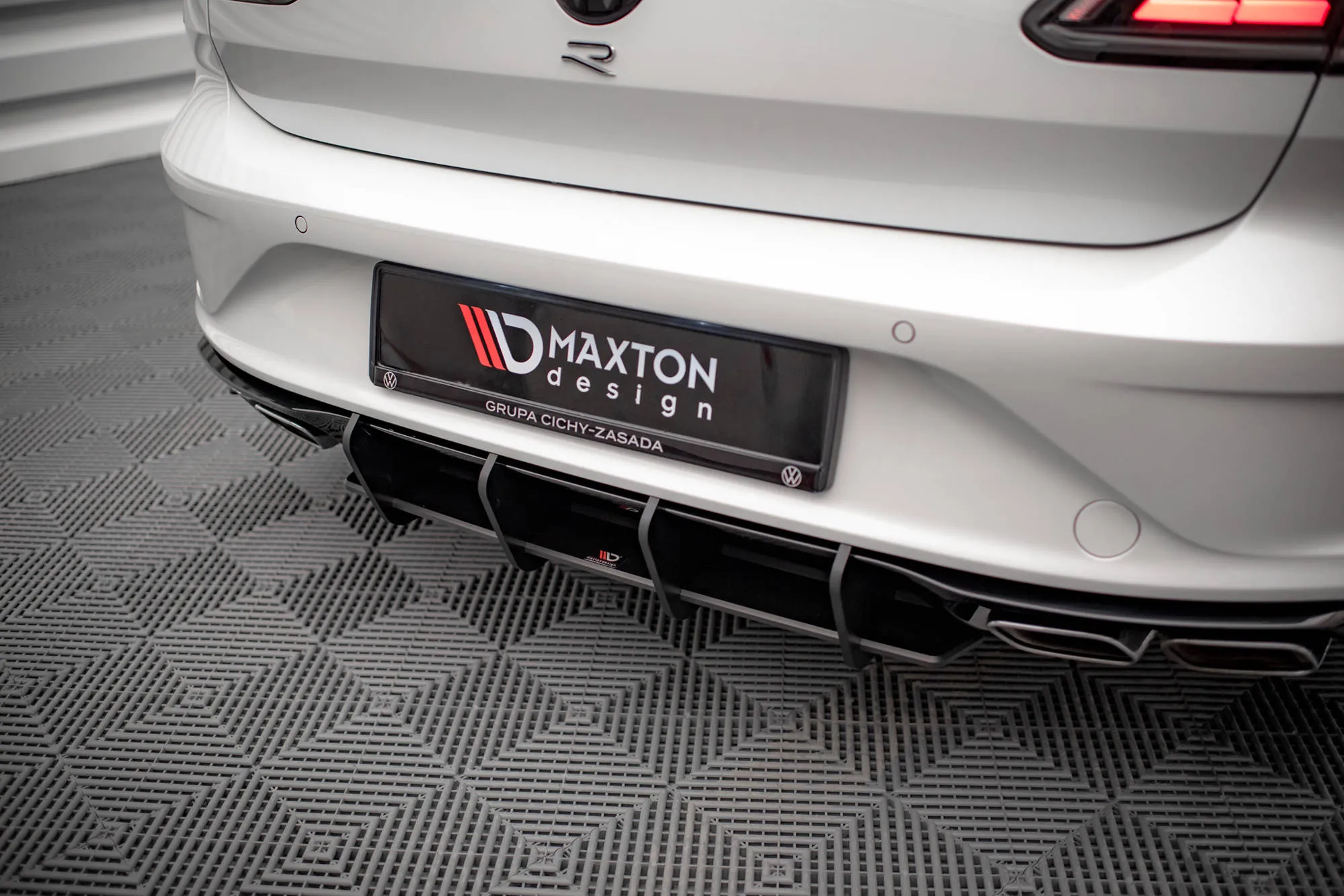 Diffuser VW Arteon R 2020 - 2025 | Street Pro Black Edition – bilde 2