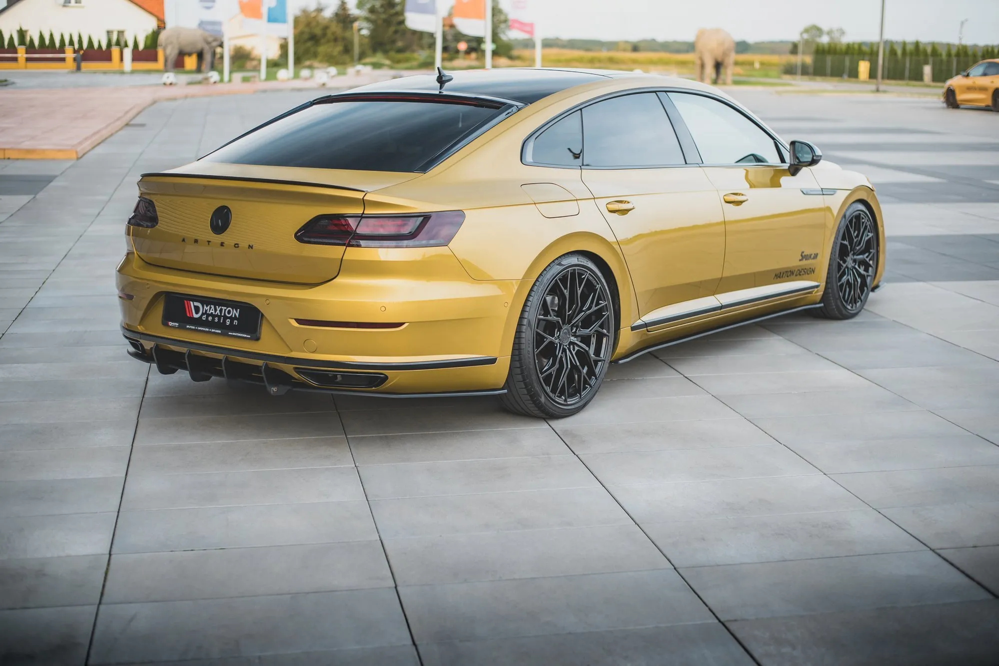 Diffuser VW Arteon R-Line 2017 - 2020 | Street Pro Black Edition – bilde 2