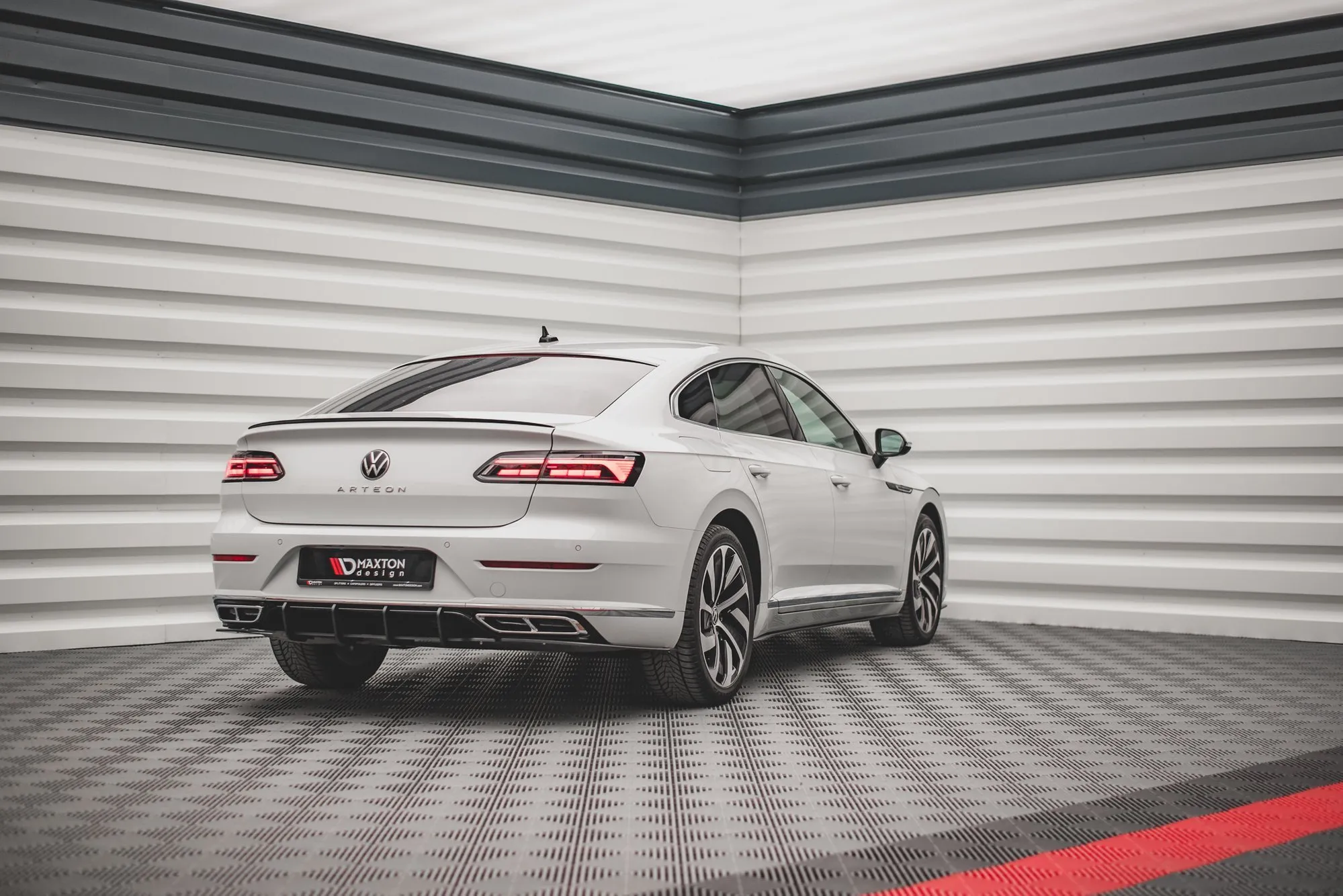 Diffuser VW Arteon R-Line Facelift 2020 - 2025 | Street Pro Black Edition – bilde 2