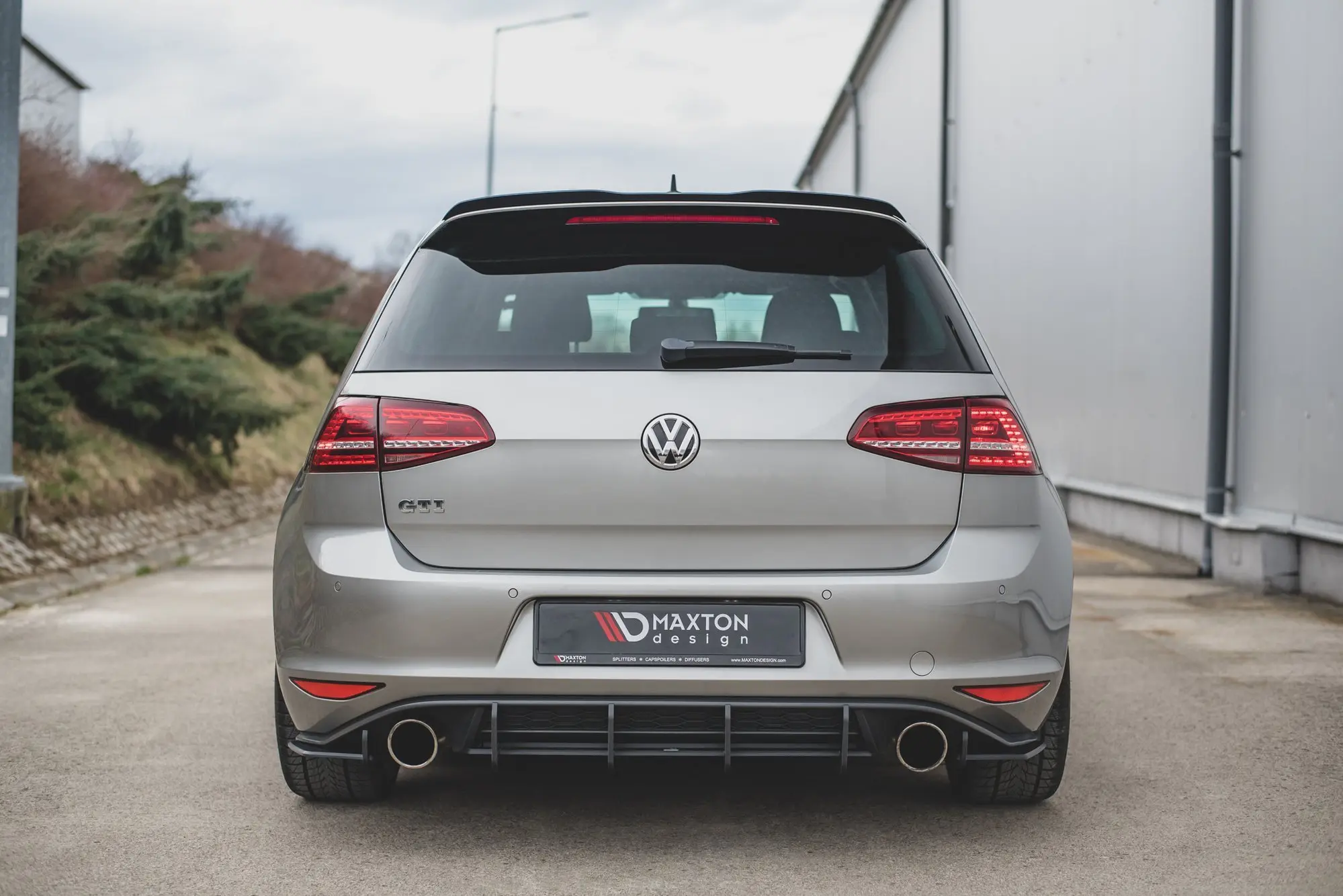 Diffuser VW Golf 7 GTI 2013 - 2017 │ V.1 Racing Durability Black – bilde 3