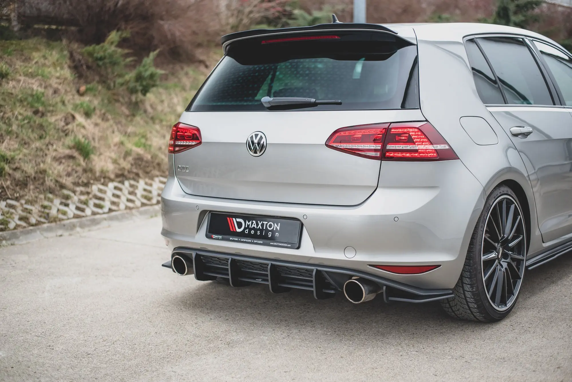 Diffuser VW Golf 7 GTI 2013 - 2017 │ V.1 Racing Durability Black – bilde 6