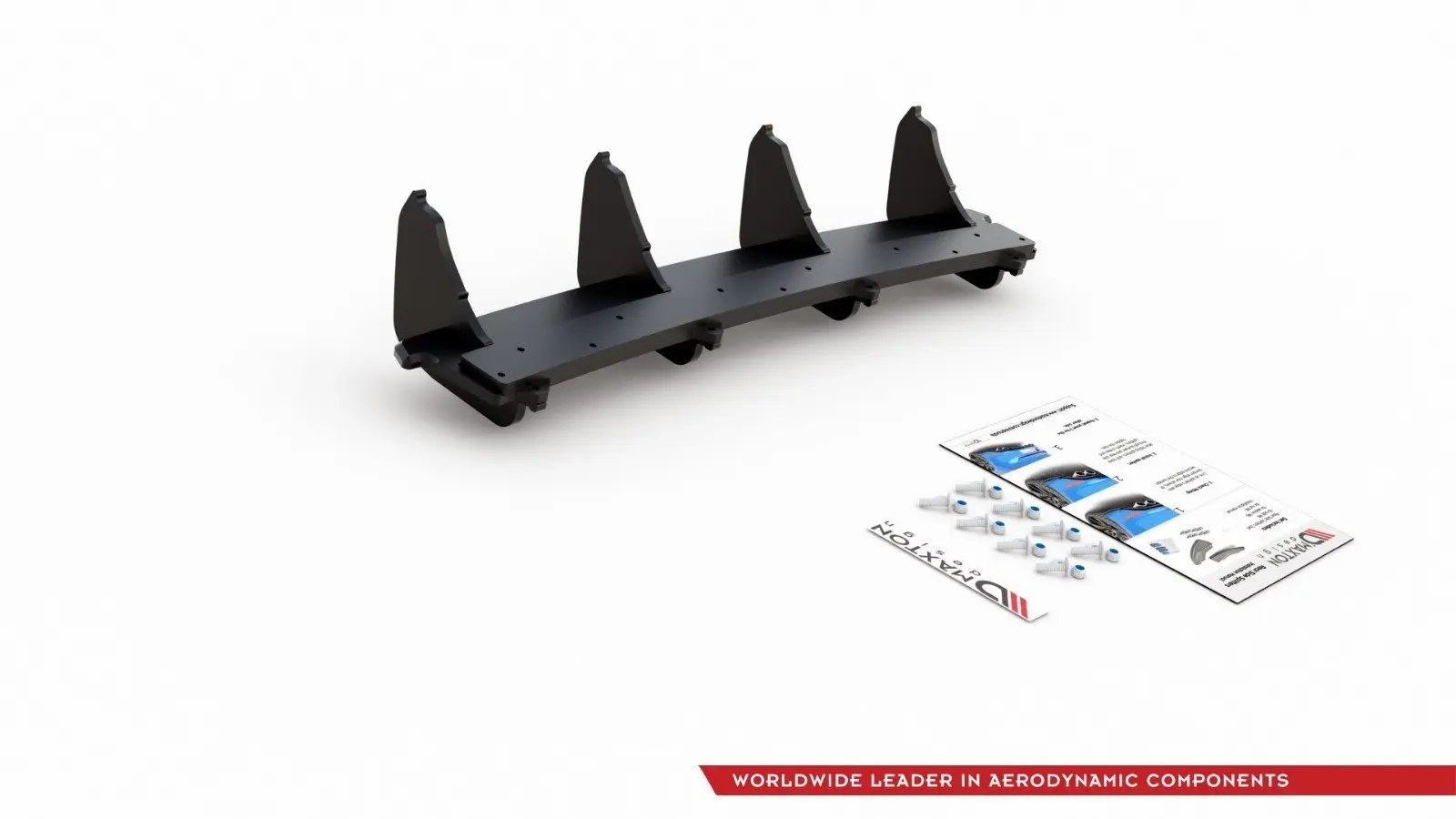 Diffuser VW Golf 7 GTI 2013 - 2017 │ V.1 Racing Durability Black – bilde 9