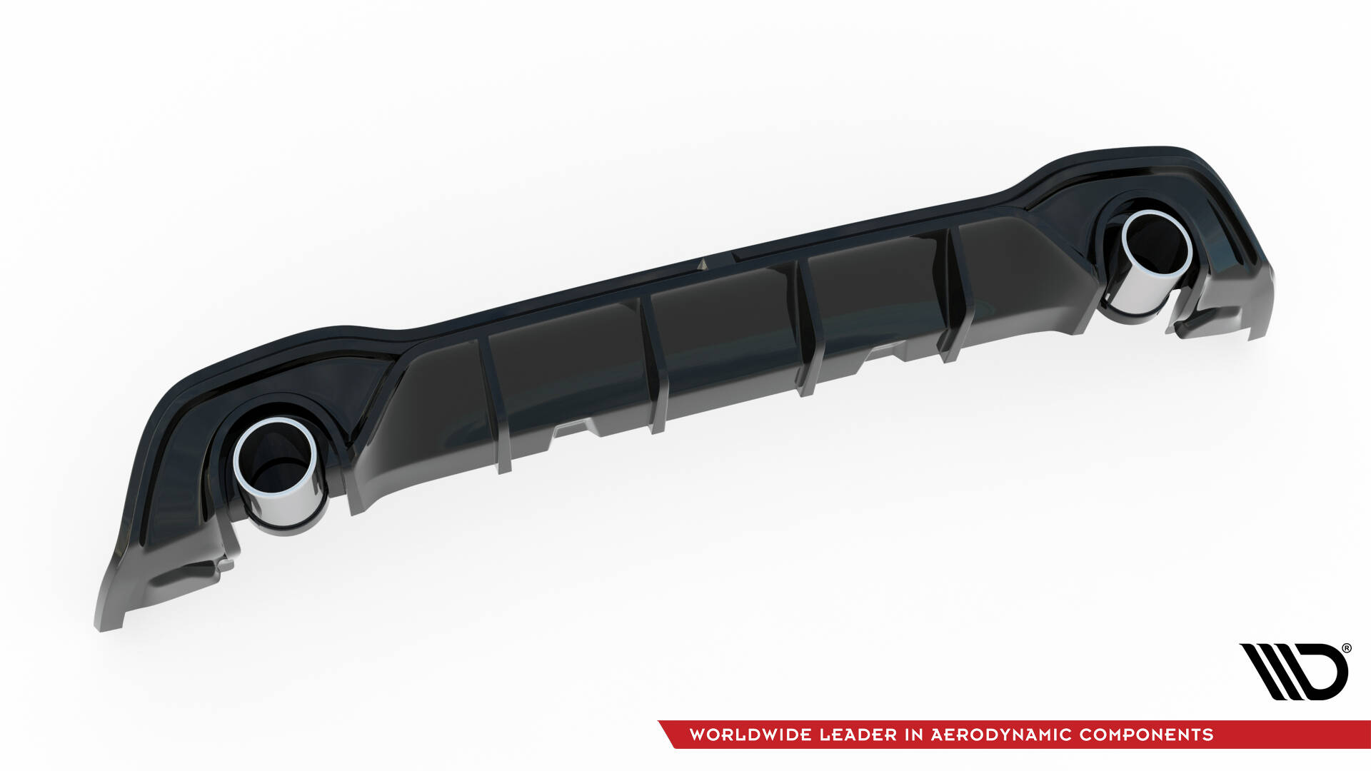 Diffuser VW Golf 8 GTE 2019 -> │ med endestuss – bilde 8