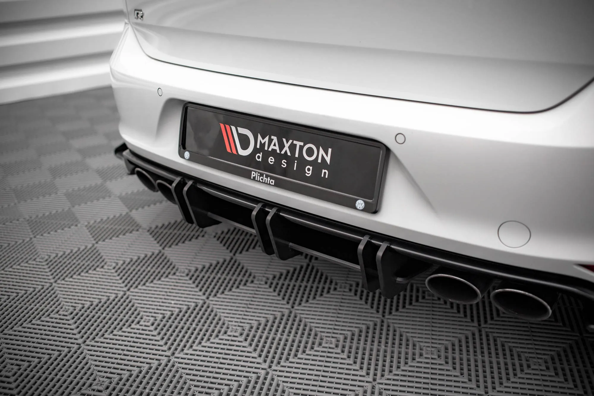 Diffuser VW Golf R Mk7 2013-2017 | Street Pro Black Edition – bilde 2