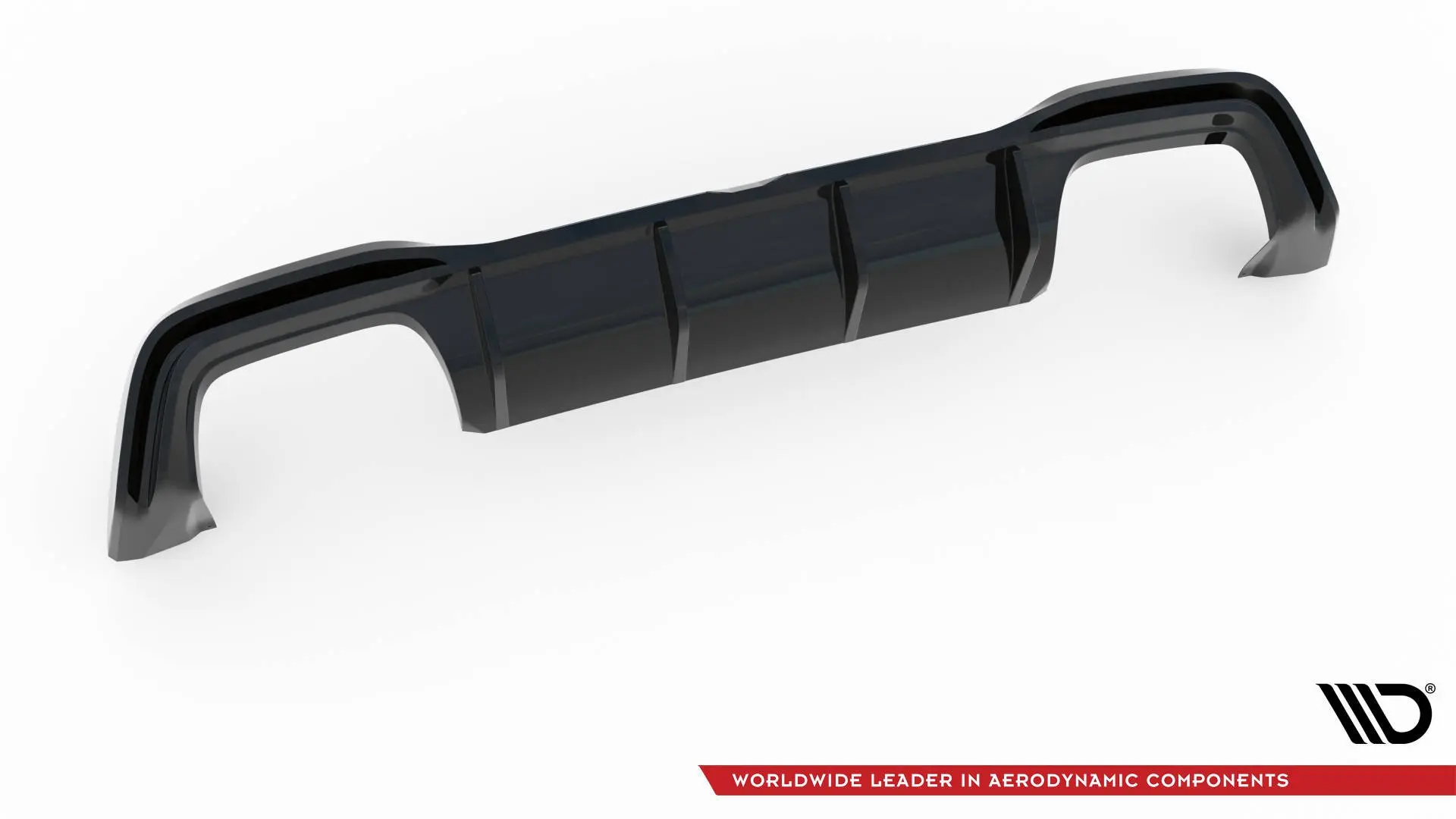 Diffuser VW Golf R Mk8 2020 - > | V.2 Glossy Black Edition – bilde 5