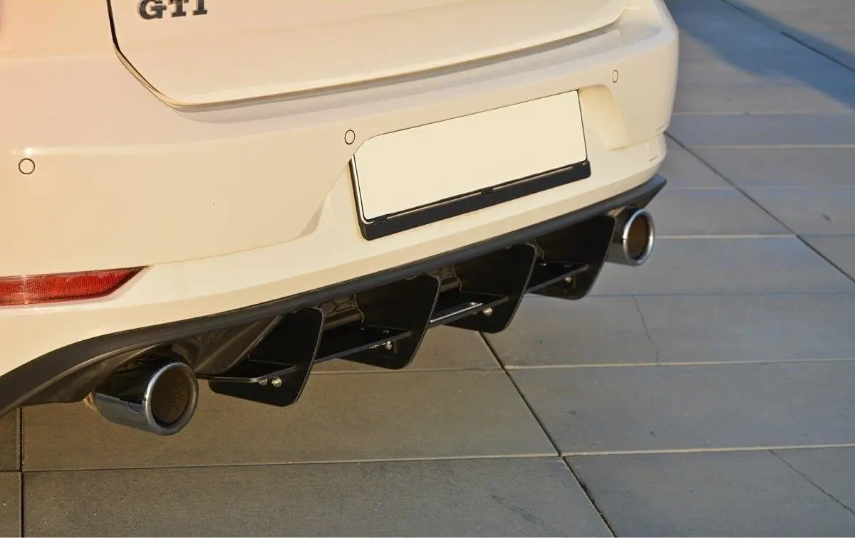 Diffuser VW Golf VII GTI (facelift) 2017-2020 | Street Pro Black Edition – bilde 3