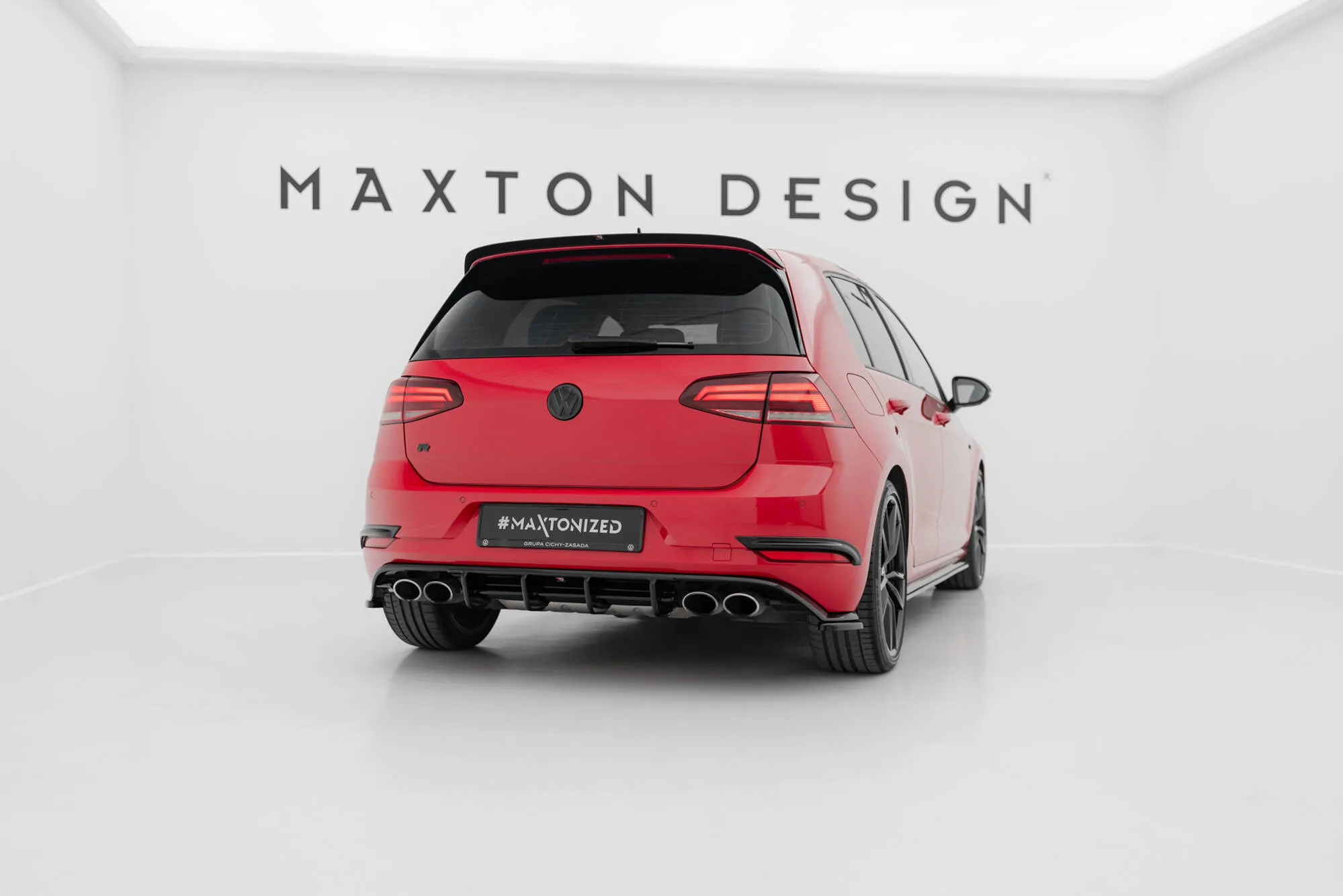 Diffuser VW Golf VII R / R-Line Facelift 2017-2020 | Glossy Black Edition – bilde 2