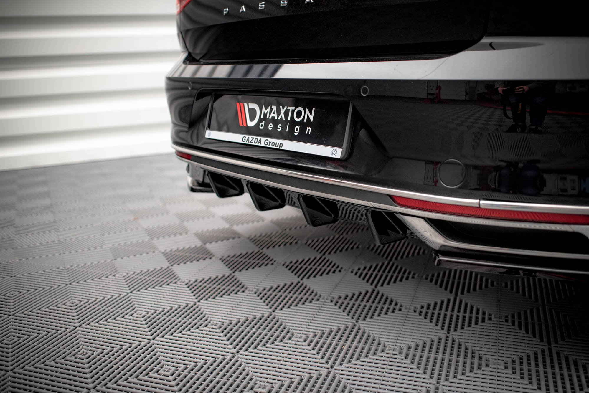 Diffuser VW Passat B8 facelift 2019 - 2023 | Glossy Black Edition
