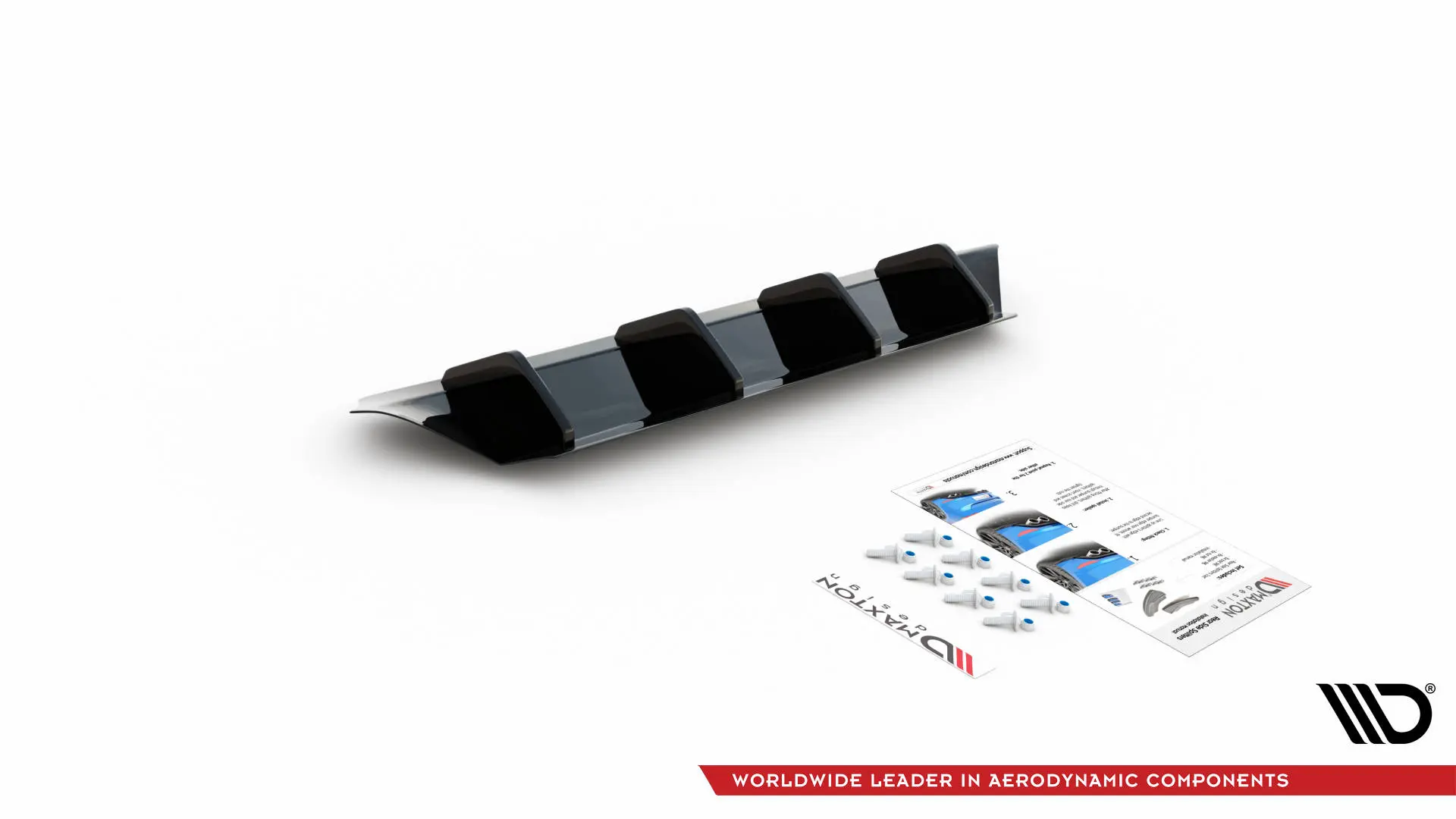 Diffuser VW Passat B8 facelift 2019 - 2023 | Glossy Black Edition – bilde 6