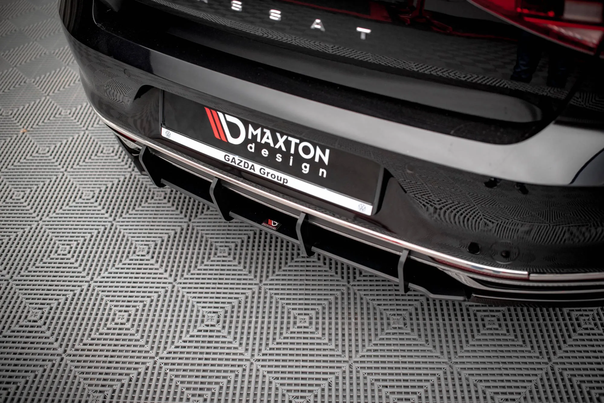 Diffuser VW Passat B8 Sedan Facelift 2019 - 2023 | Street Pro Black Edition – bilde 4