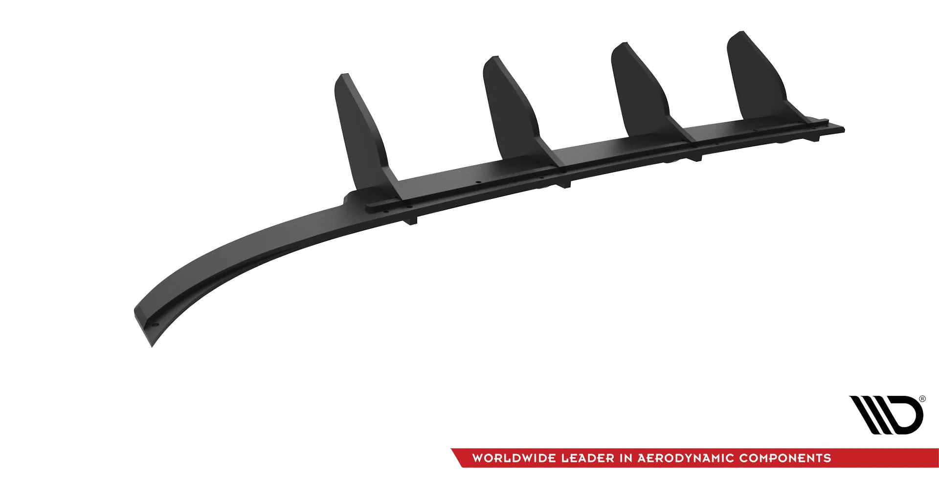 Diffuser VW Passat CC 2008 - 2012 | Street Pro Black Edition – bilde 2