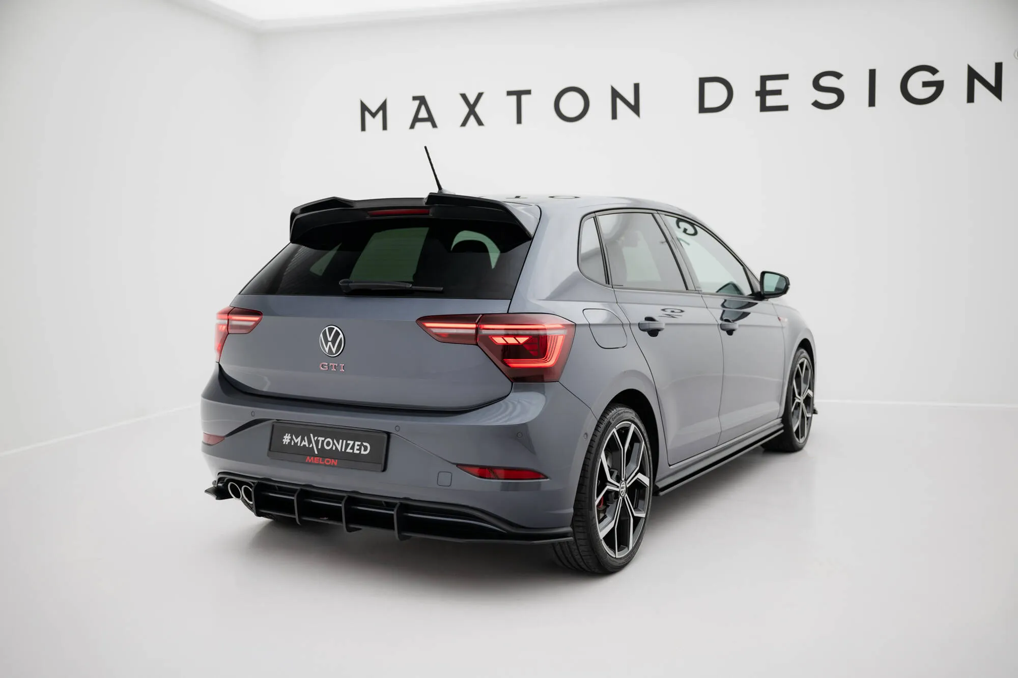 Diffuser VW Polo GTI VI Facelift 2021 -> | Street Pro Black Edition