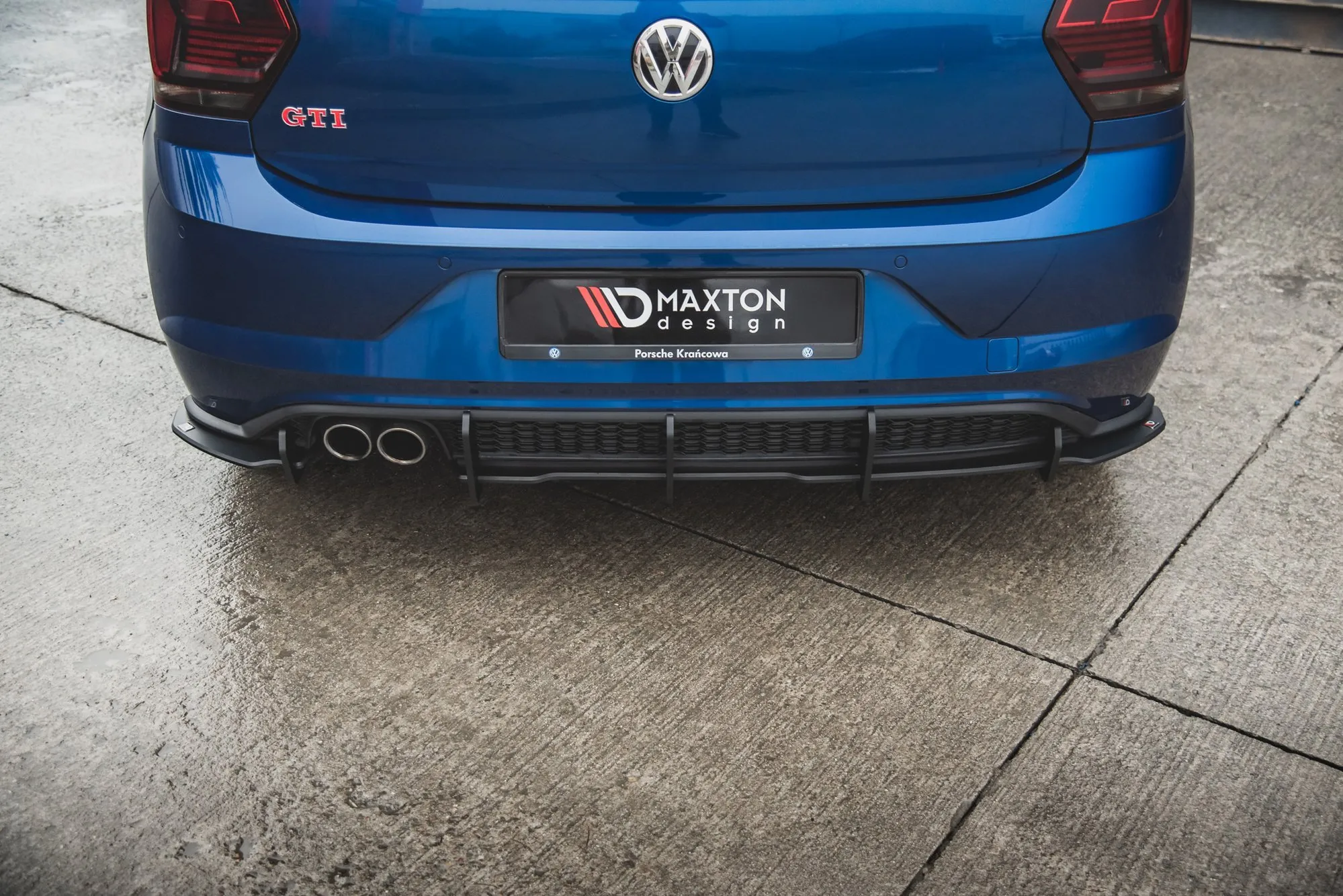 Diffuser VW Polo VI GTI 2017-2021 | Street Pro Black Edition
