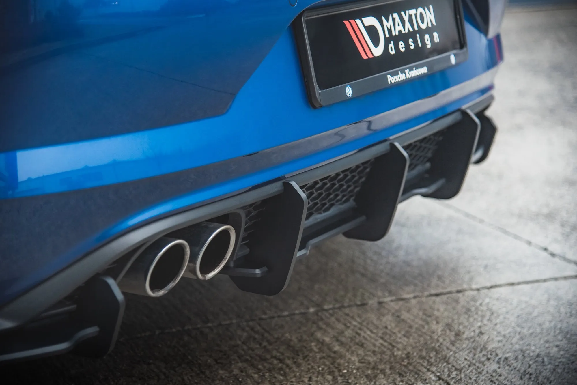 Diffuser VW Polo VI GTI 2017-2021 | Street Pro Black Edition – bilde 2