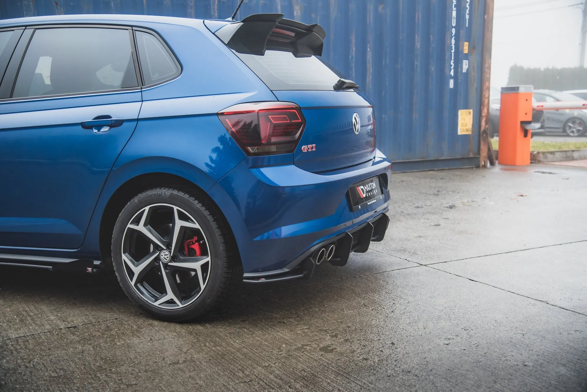 Diffuser VW Polo VI GTI 2017-2021 | Street Pro Black Edition – bilde 4