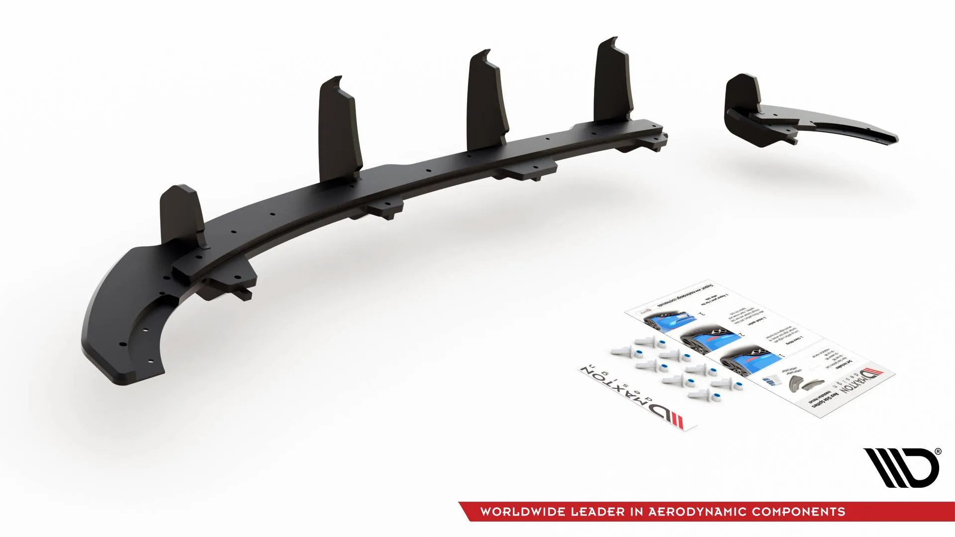 Diffuser VW Polo VI GTI 2017-2021 | Street Pro Black Edition – bilde 6
