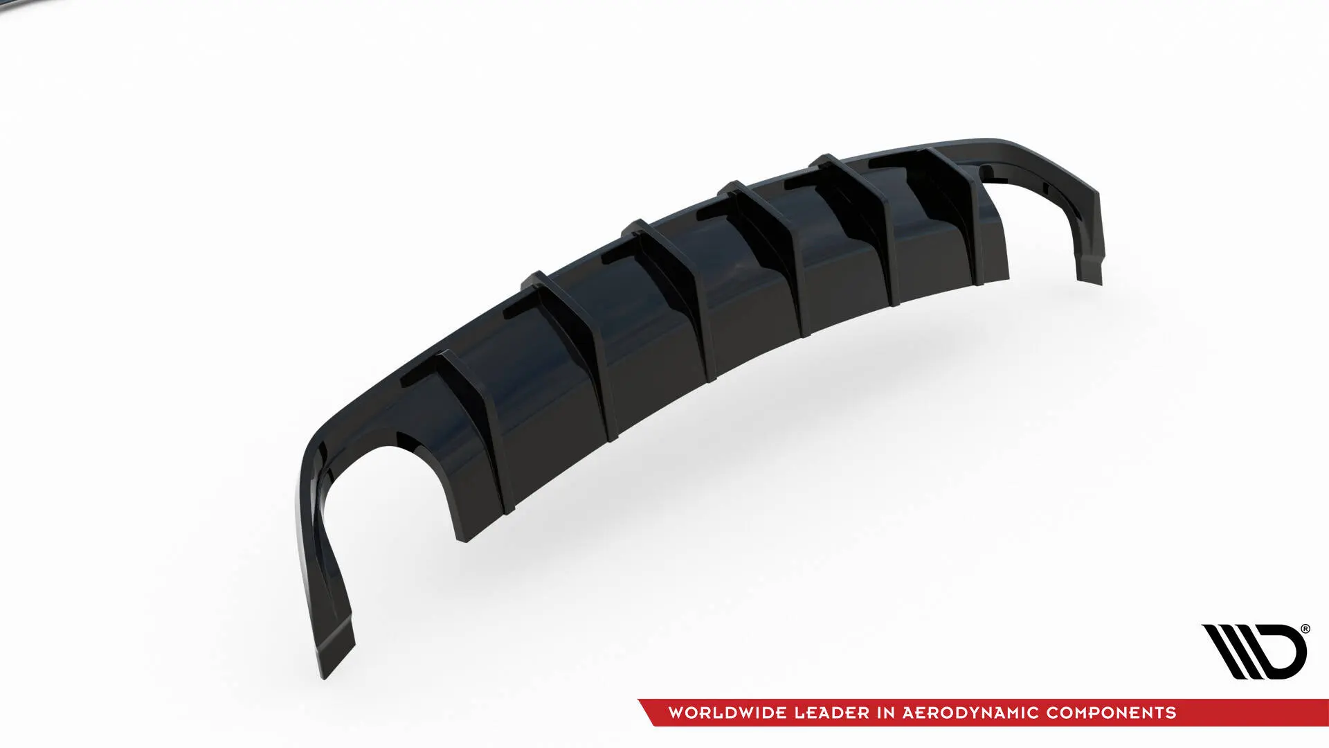 Diffuser VW Scirocco R mk3 2008 - 2014 | Glossy Black Edition – bilde 6