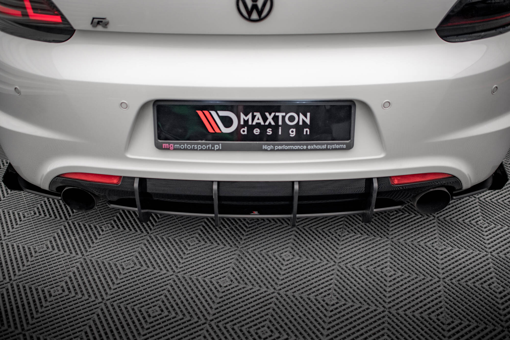 Diffuser VW Scirocco R mk3 2008 - 2014 | Street Pro Black Edition – bilde 3