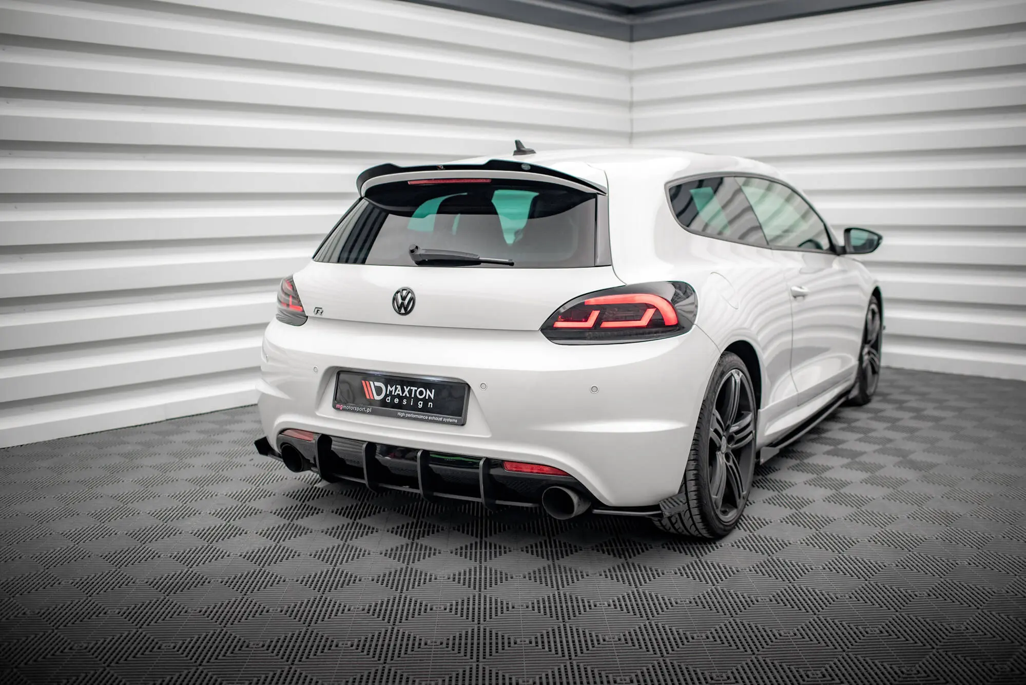 Diffuser VW Scirocco R mk3 2008 - 2014 | Street Pro Black Edition – bilde 4