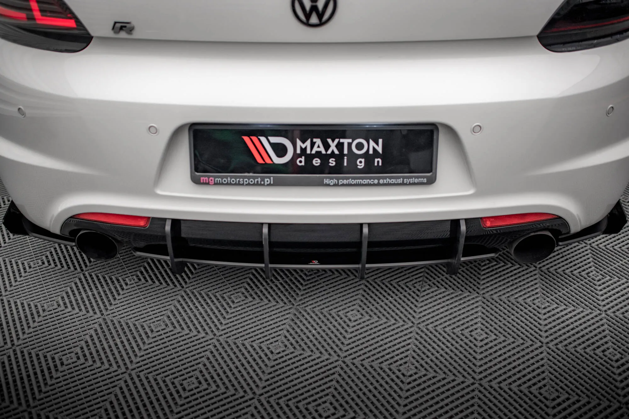 Diffuser VW Scirocco R mk3 2008 - 2014 | Street Pro Black Edition