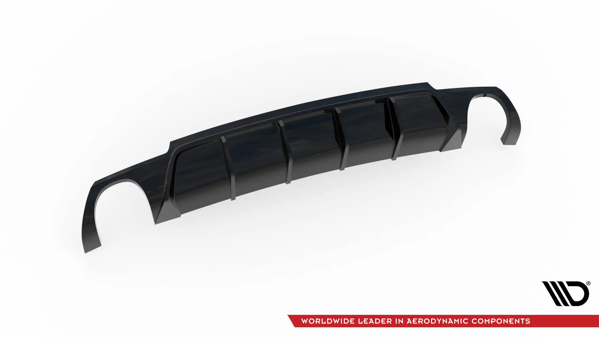 Diffuser VW Scirocco R mk3 2011 - 2014 | V.2 Glossy Black Edition Image 5