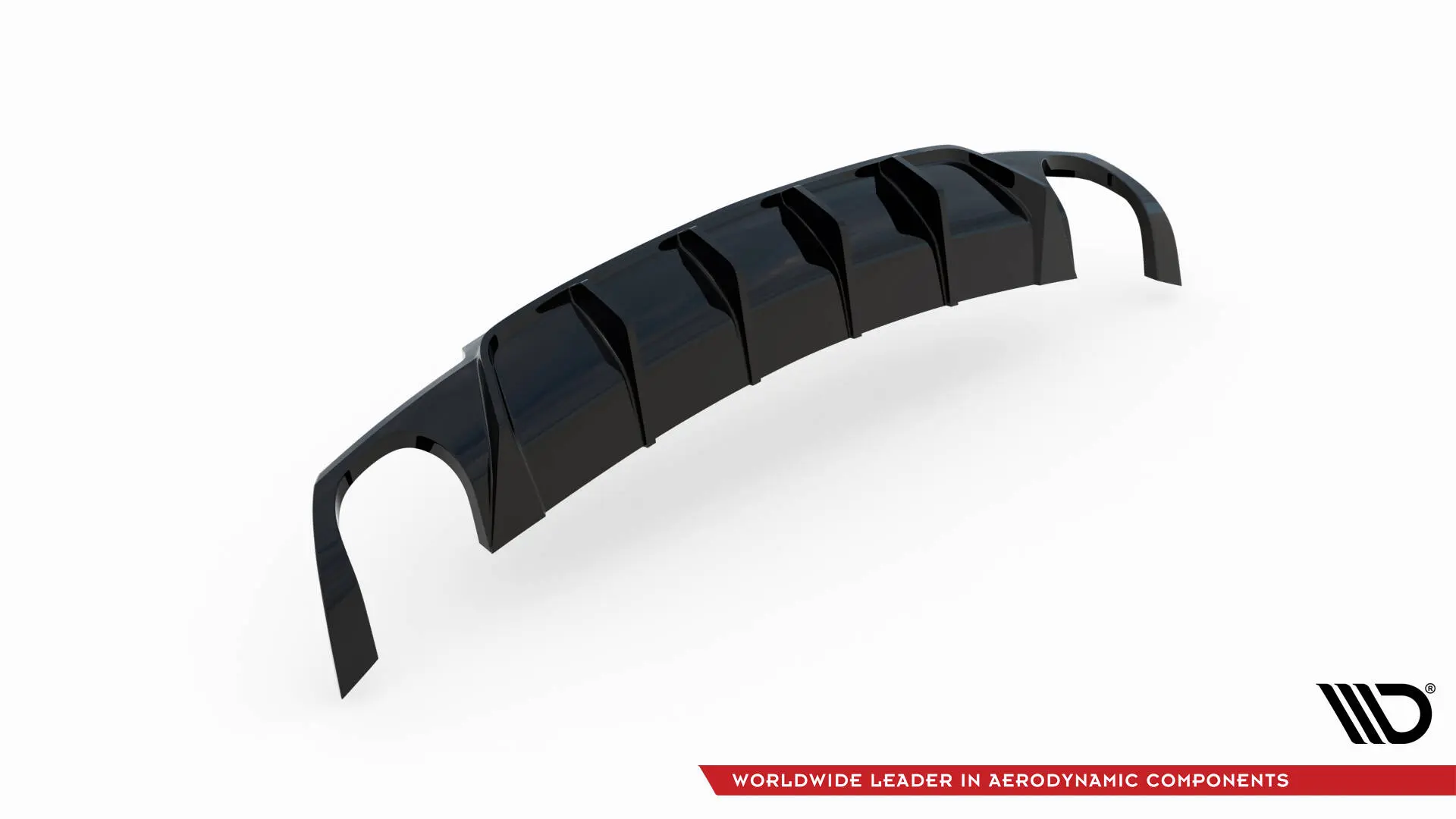 Diffuser VW Scirocco R mk3 2011 - 2014 | V.2 Glossy Black Edition Image 6