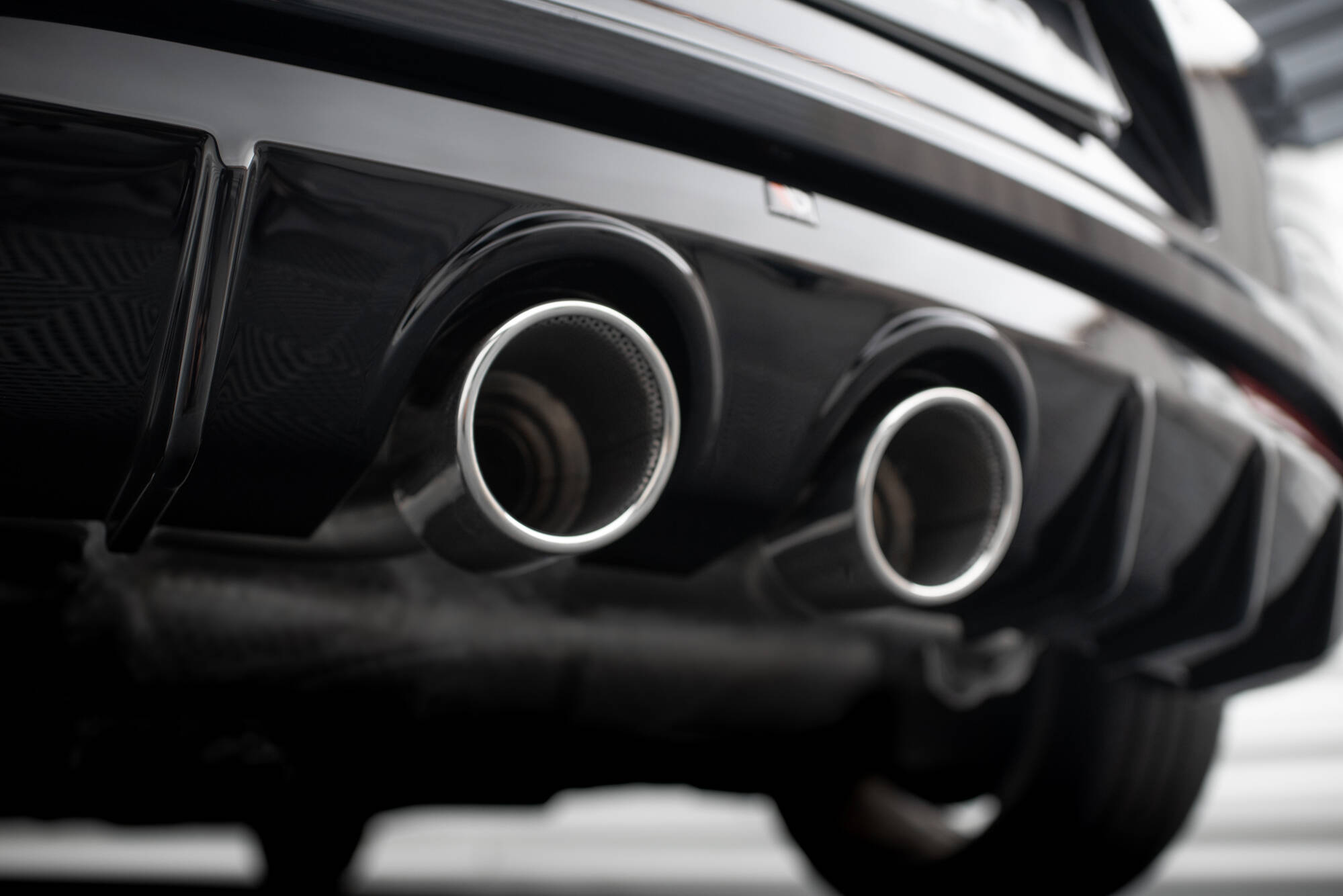 Diffuser VW Scirocco R mk3 2011 - 2014 | V.3 Glossy Black Edition – bilde 5