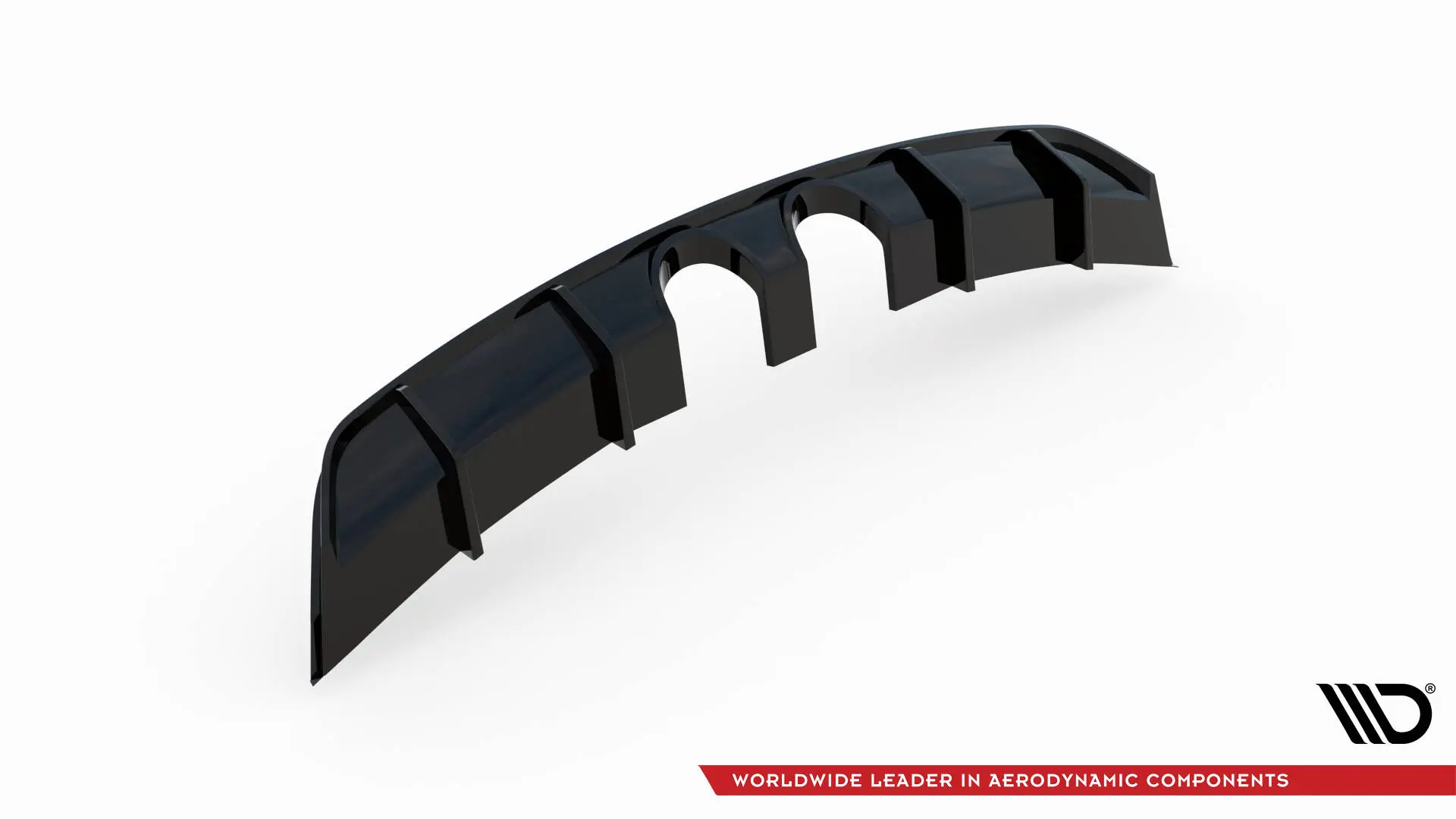 Diffuser VW Scirocco R mk3 2011 - 2014 | V.3 Glossy Black Edition – bilde 6